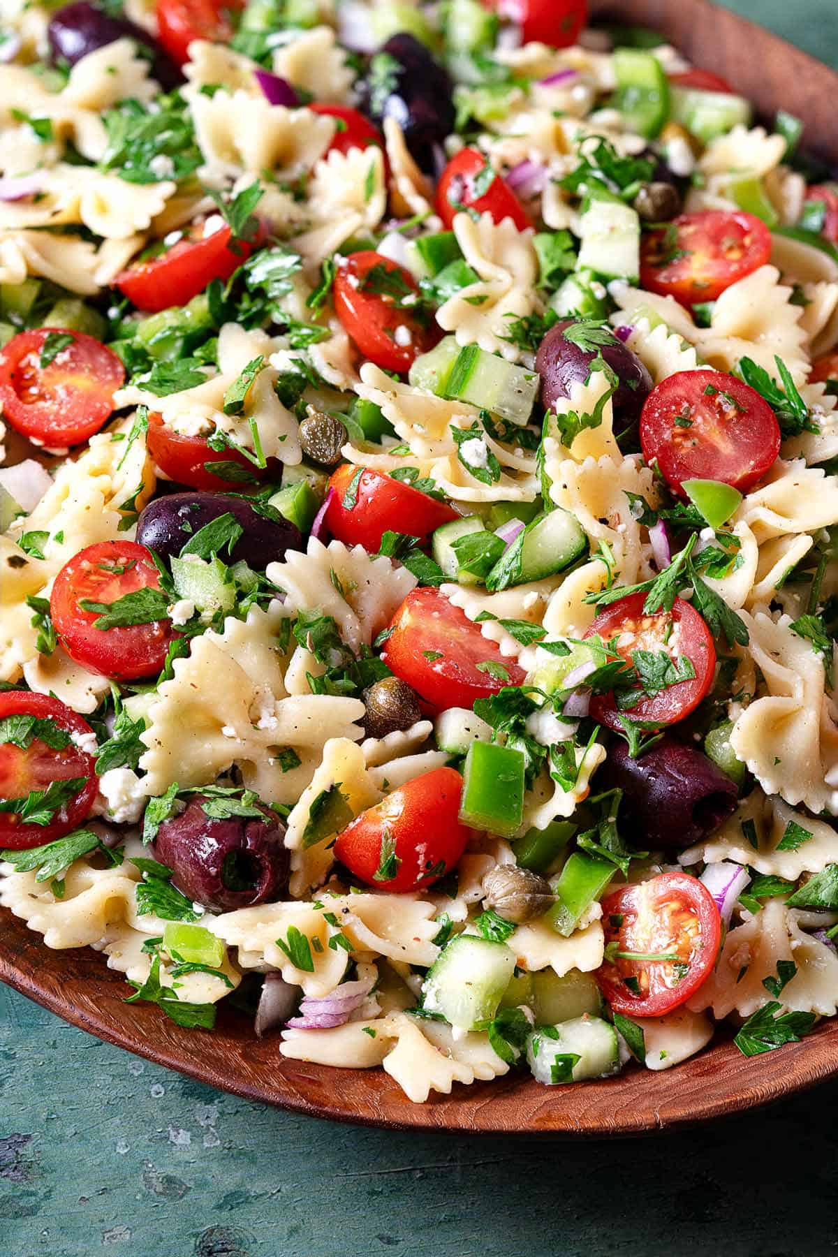Creamy Greek Pasta Salad