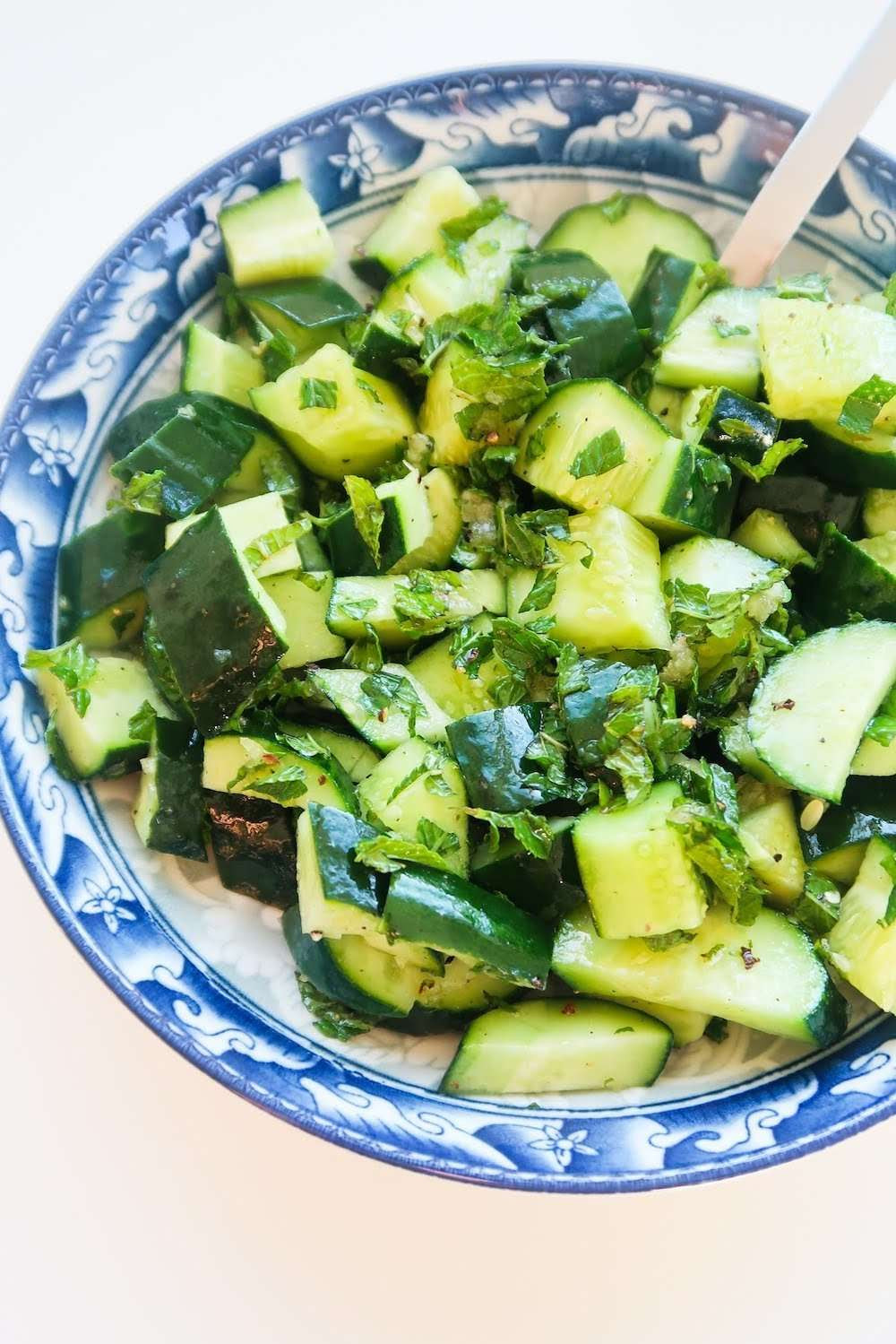Cucumber Mint Detox Salad