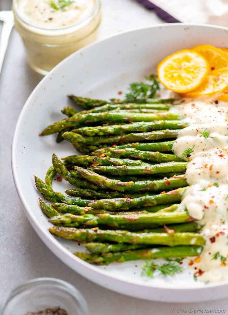 Dill and Mustard Asparagus