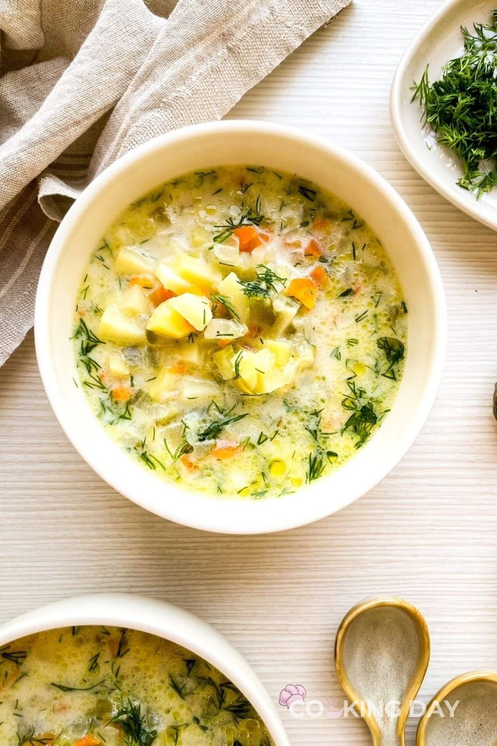 Dill Pickle Potato Soup