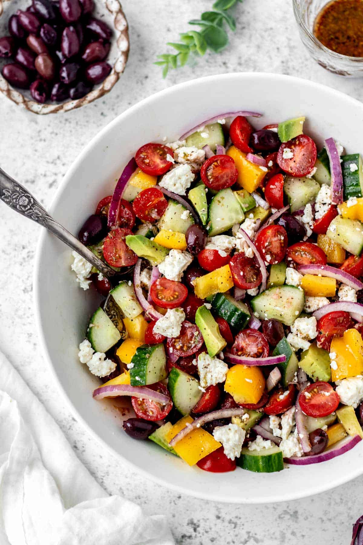 Greek Avocado Salad