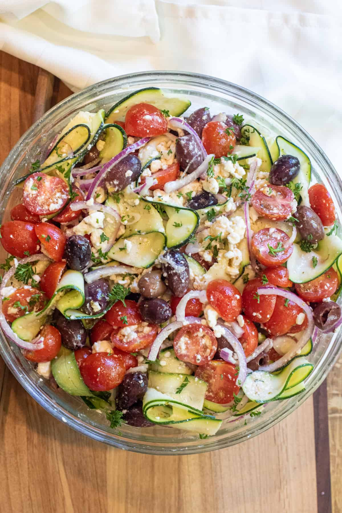 Greek Zucchini Salad