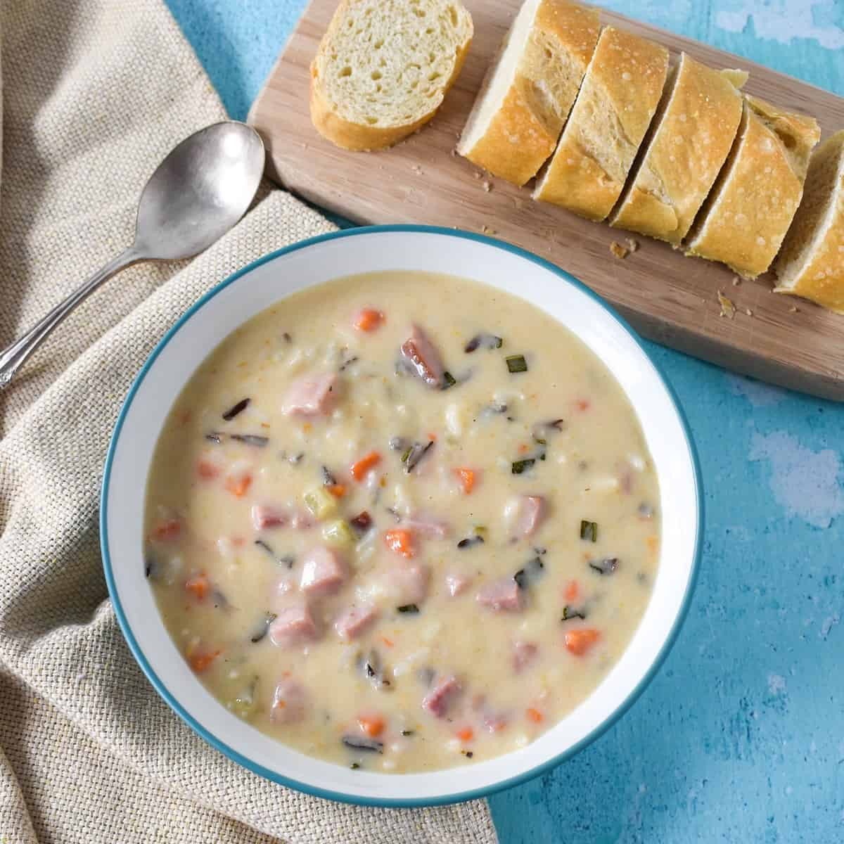 Ham and Rice Soup