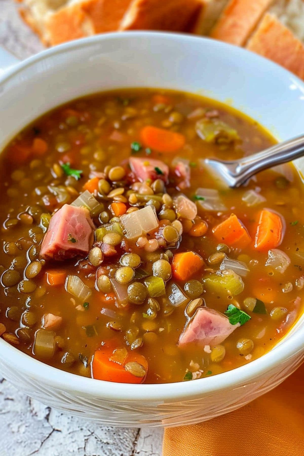 Hearty Ham and Lentil Soup