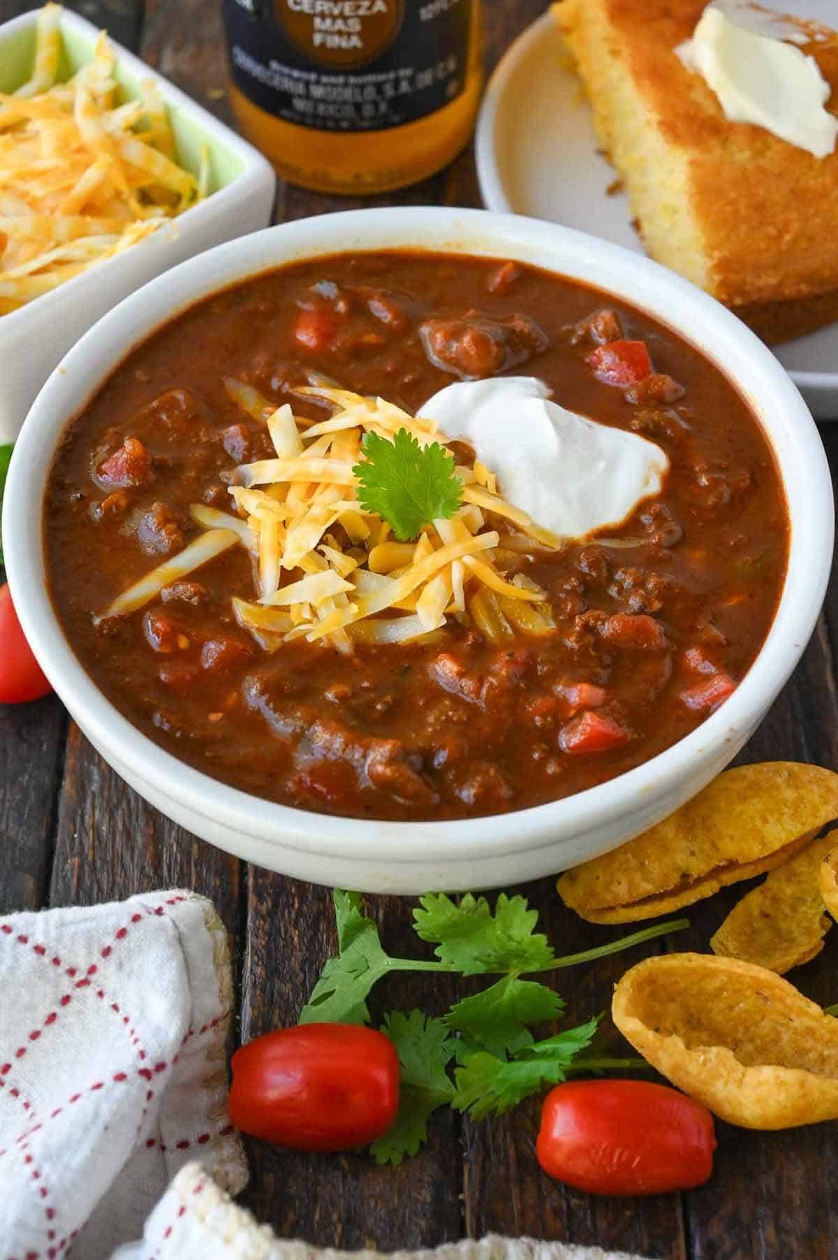 Hearty "No-Bean" Chili