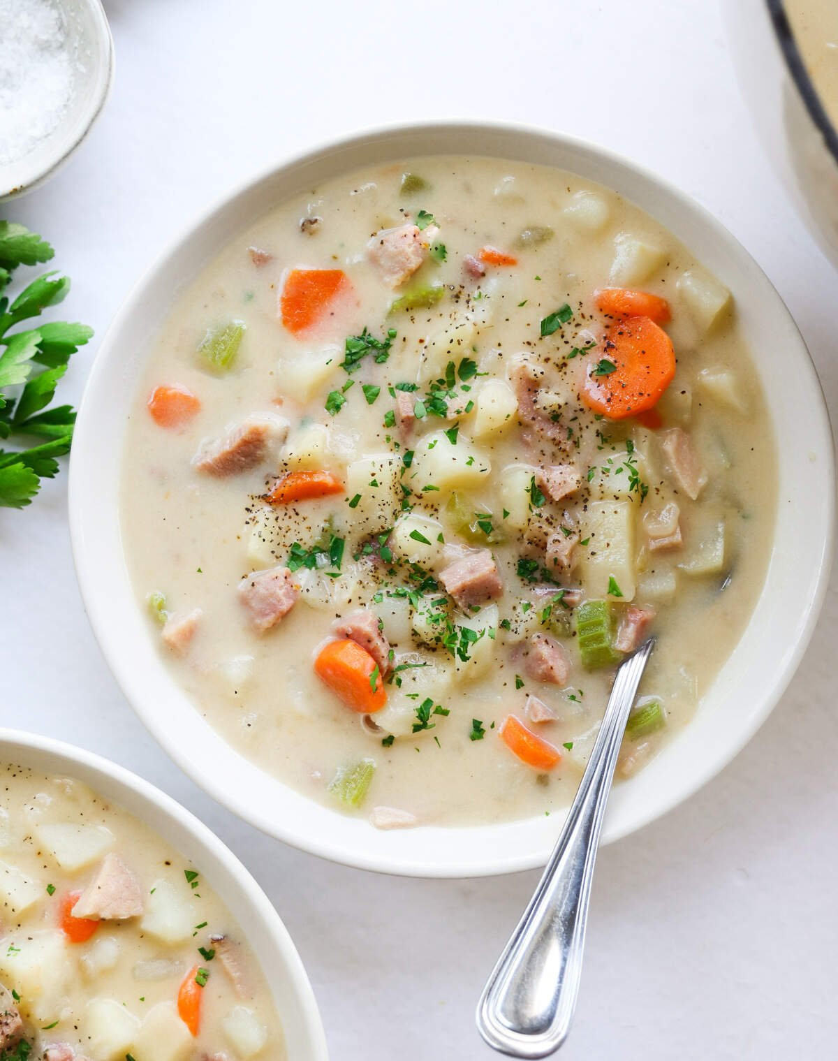 Hearty Potato and Ham Soup