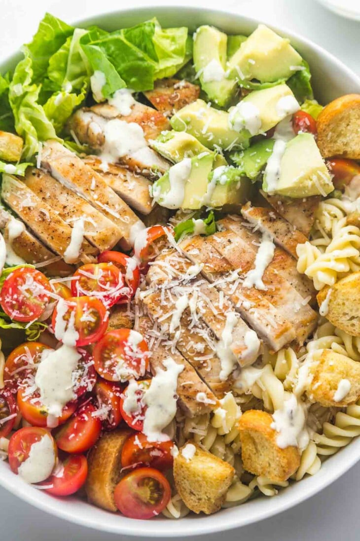 Italian Pasta Caesar Salad