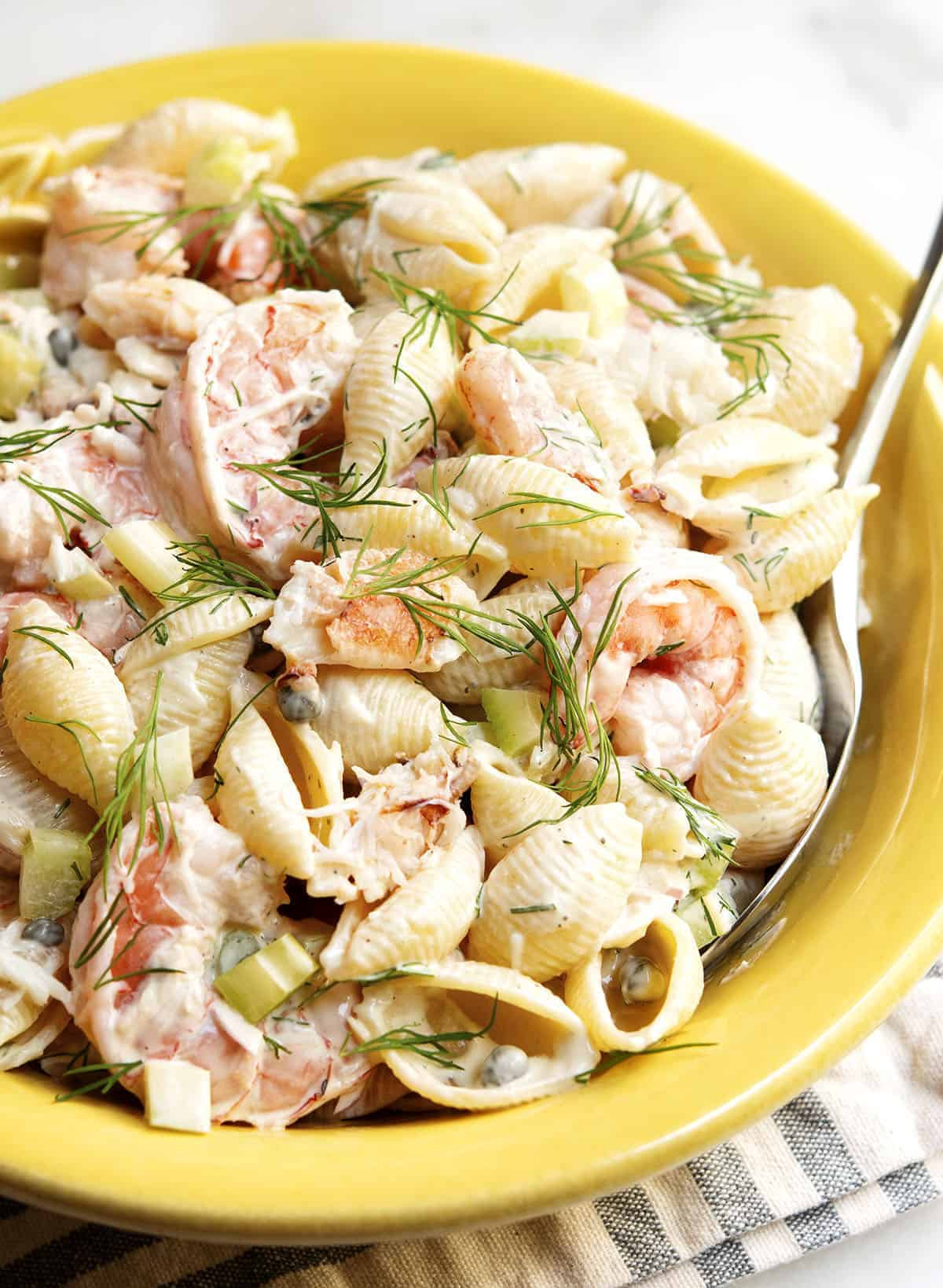 Italian Seafood Pasta Salad