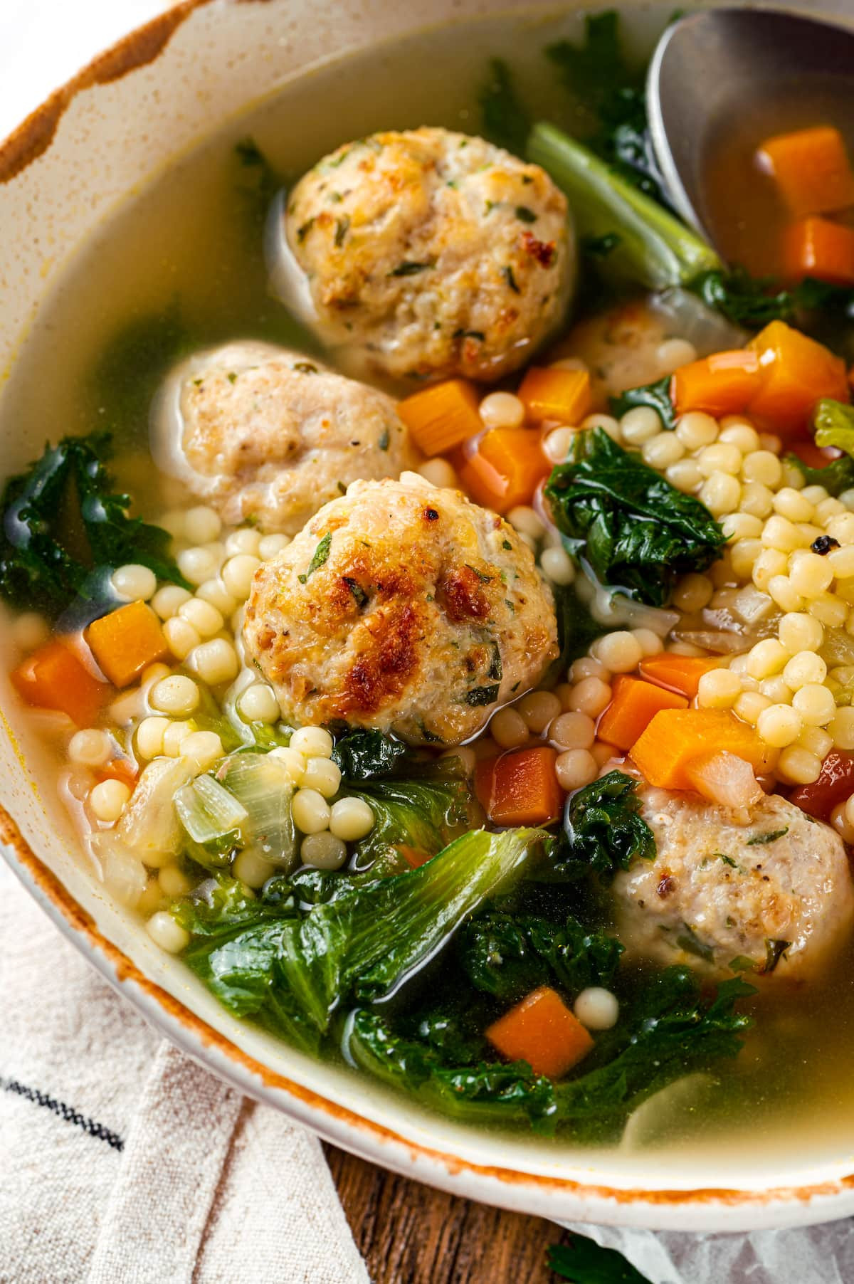 Italian Wedding Soup with Macaroni