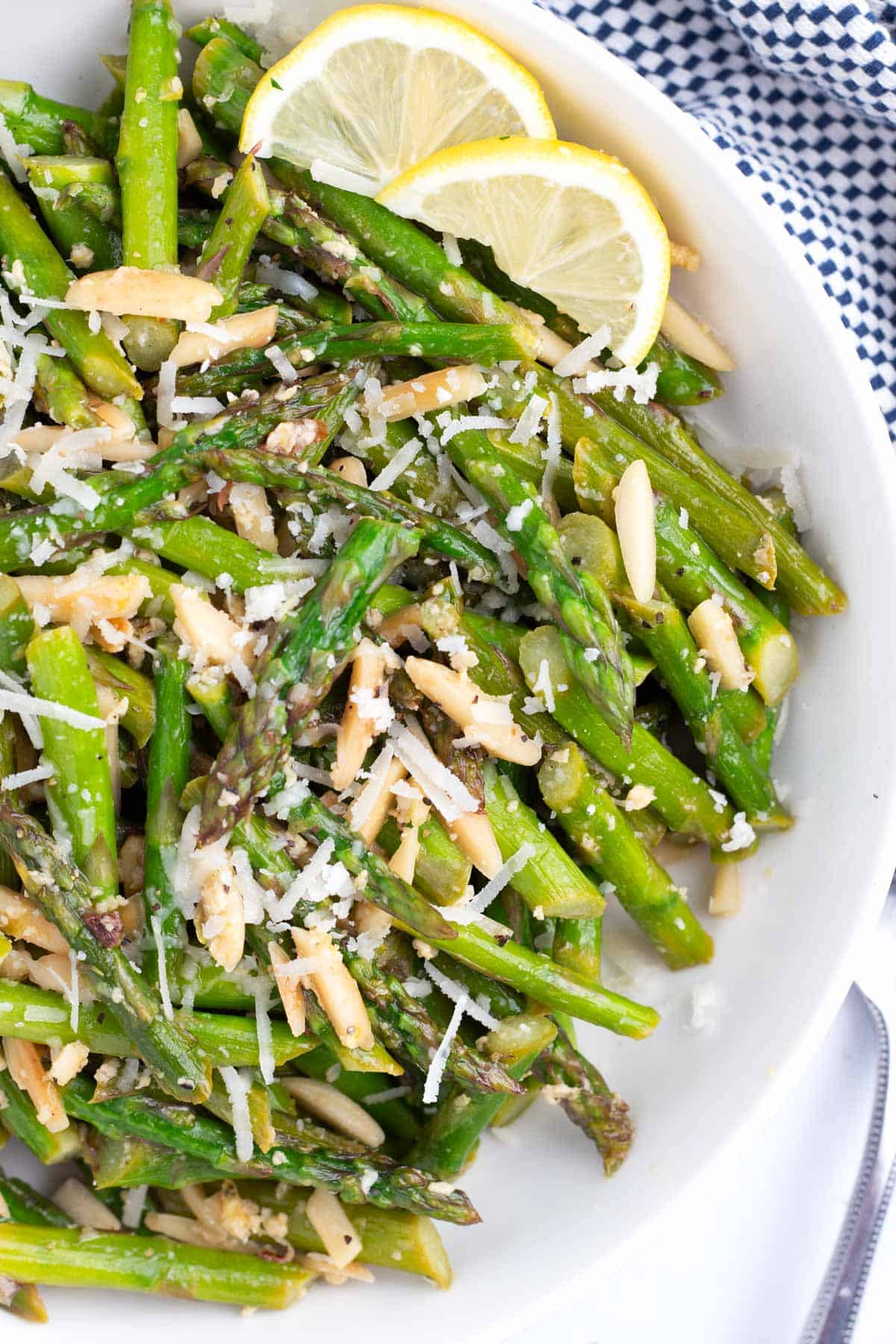 Lemon Parmesan Asparagus Salad