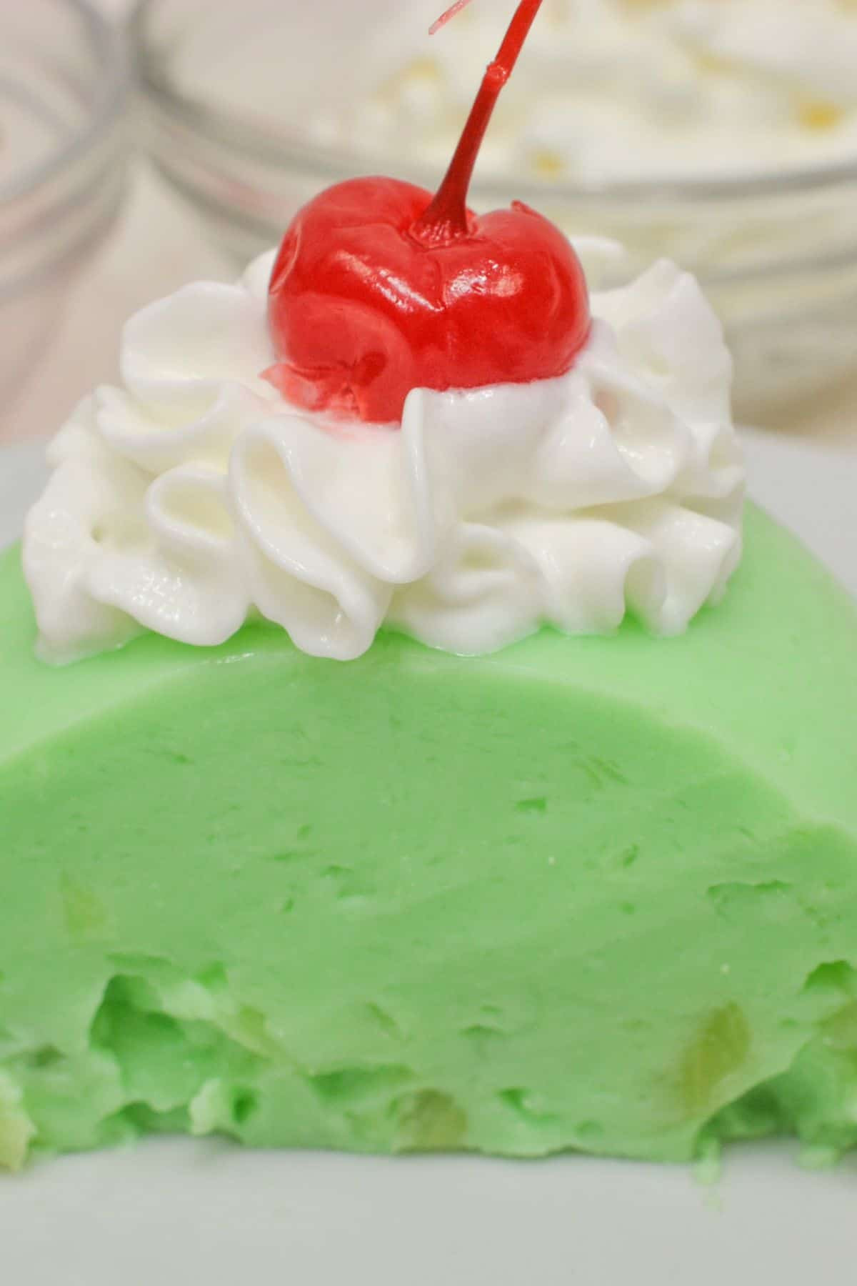 Lime Jello and Cherry Salad