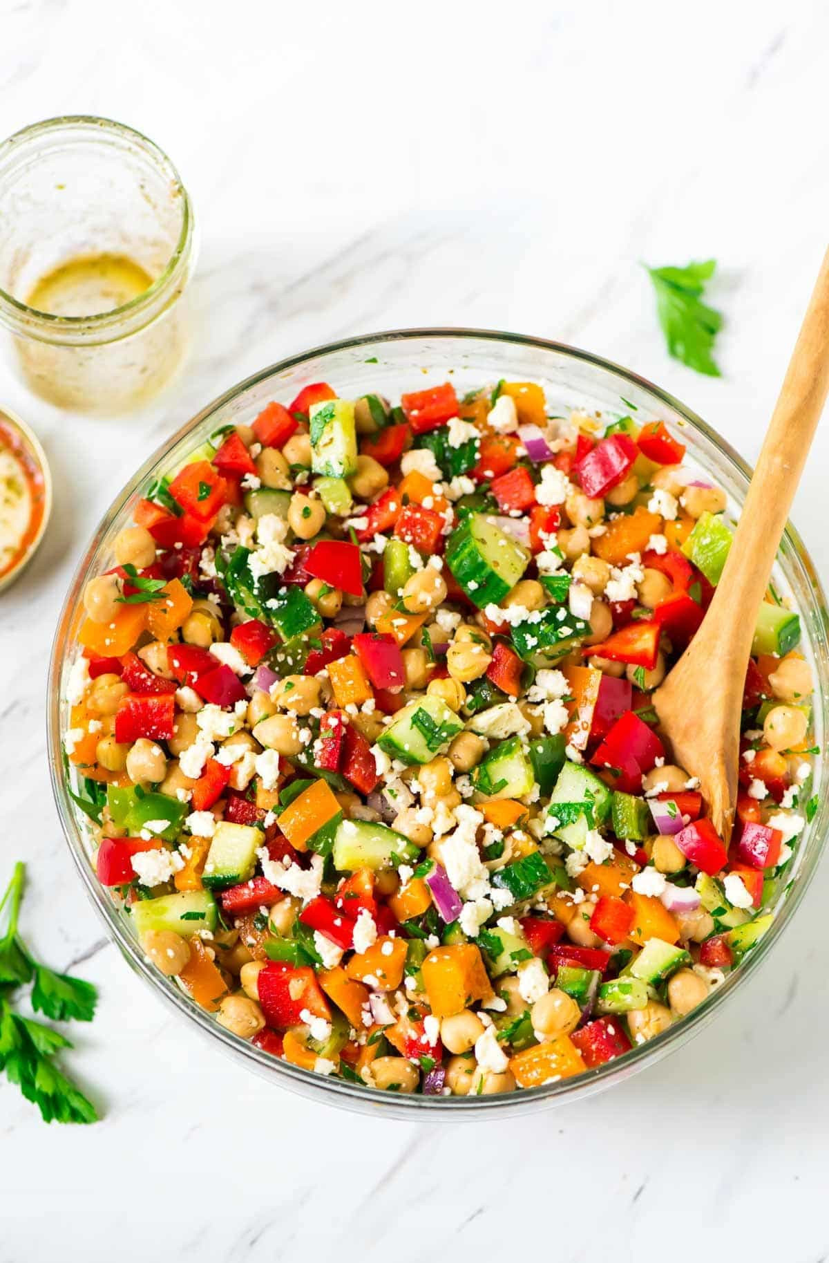 Mediterranean Chickpea Salad
