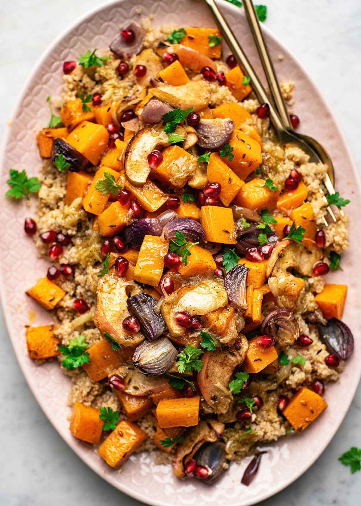 Moroccan Spiced Squash Salad