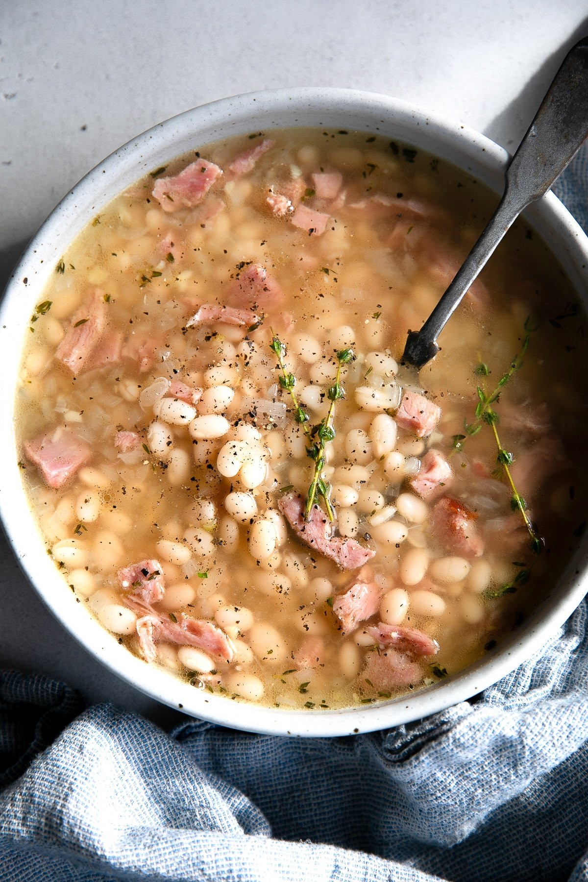 Navy Bean and Ham Soup