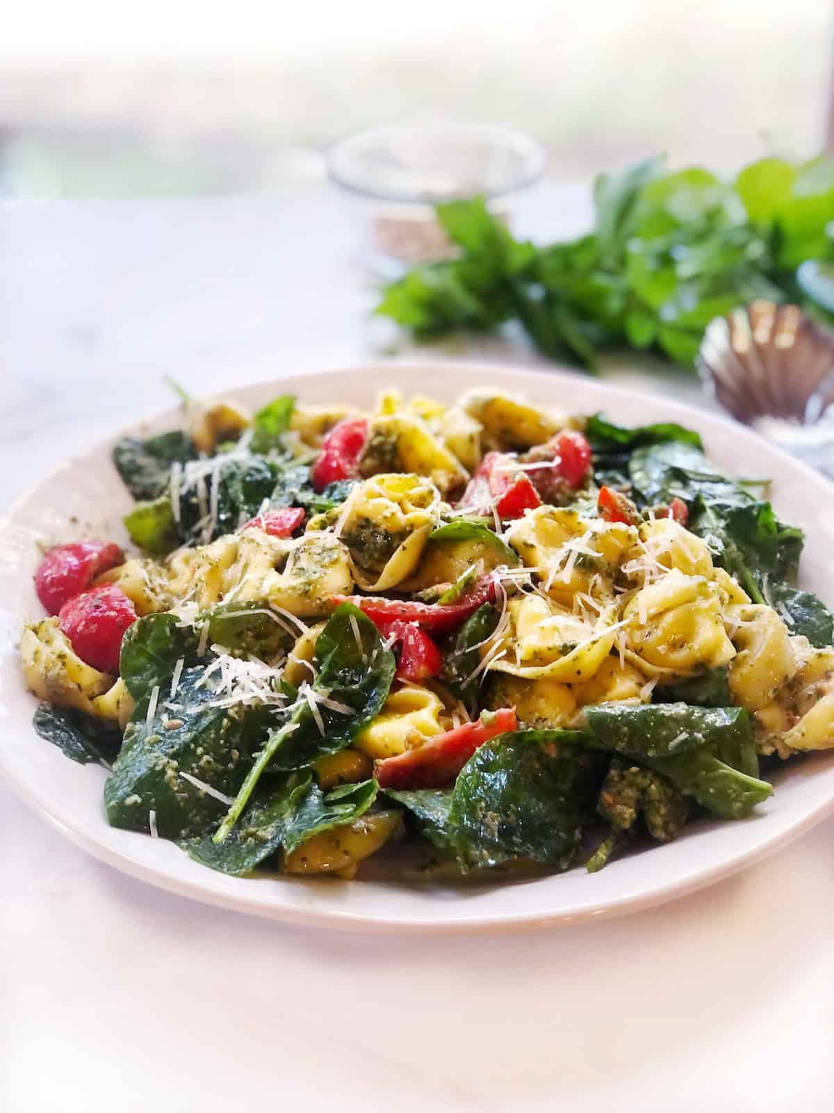 Pesto Genovese Pasta Salad