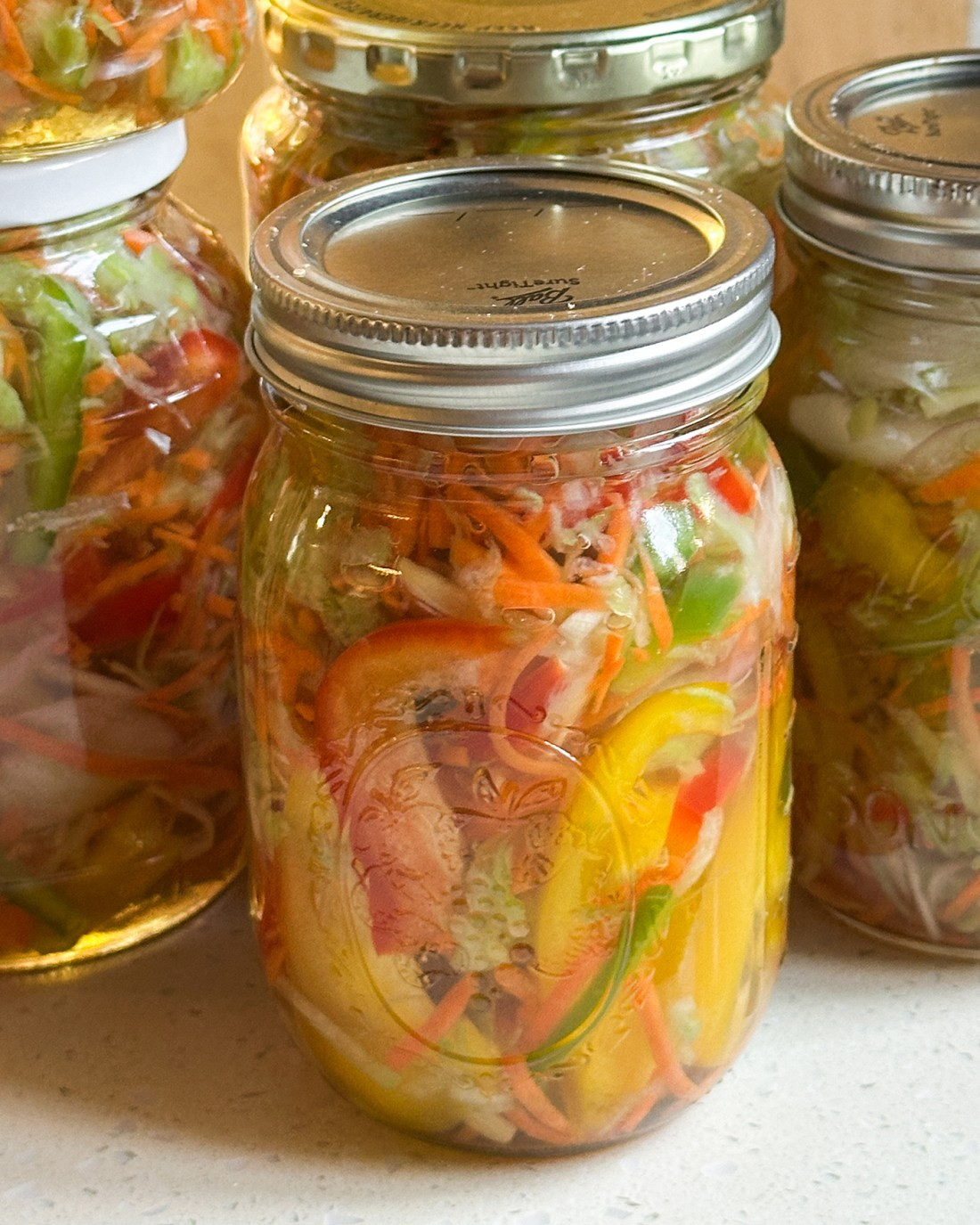 Pickled Chayote and Carrots