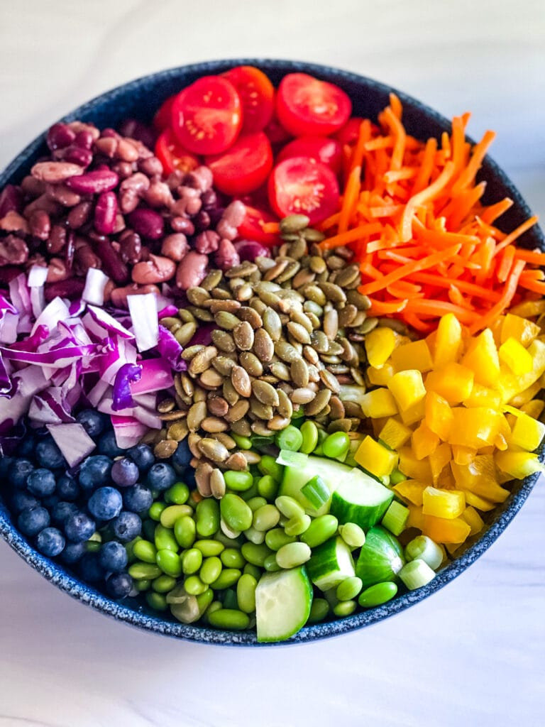 Rainbow Veggie Detox Salad