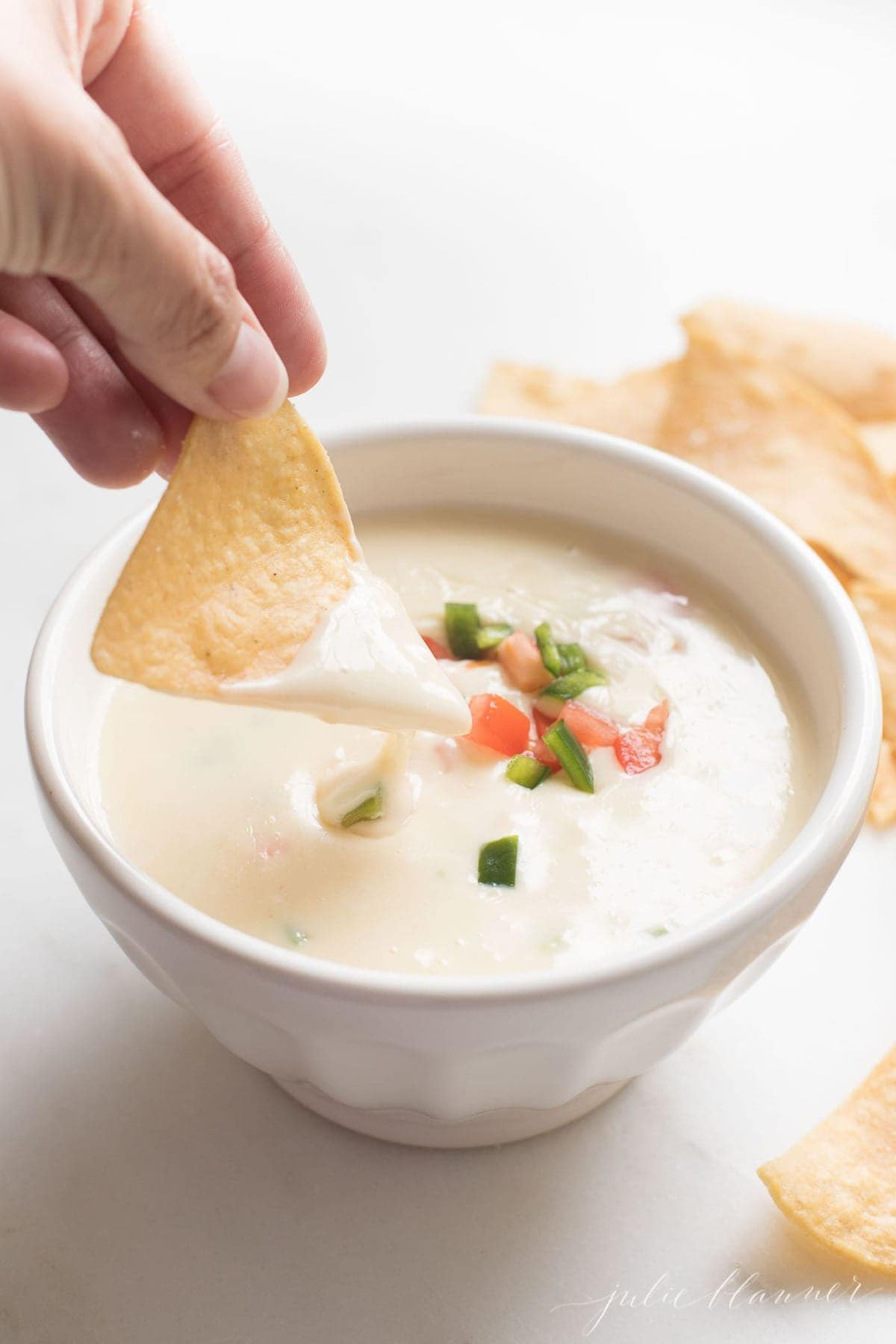 Restaurant-Style White Queso Dip