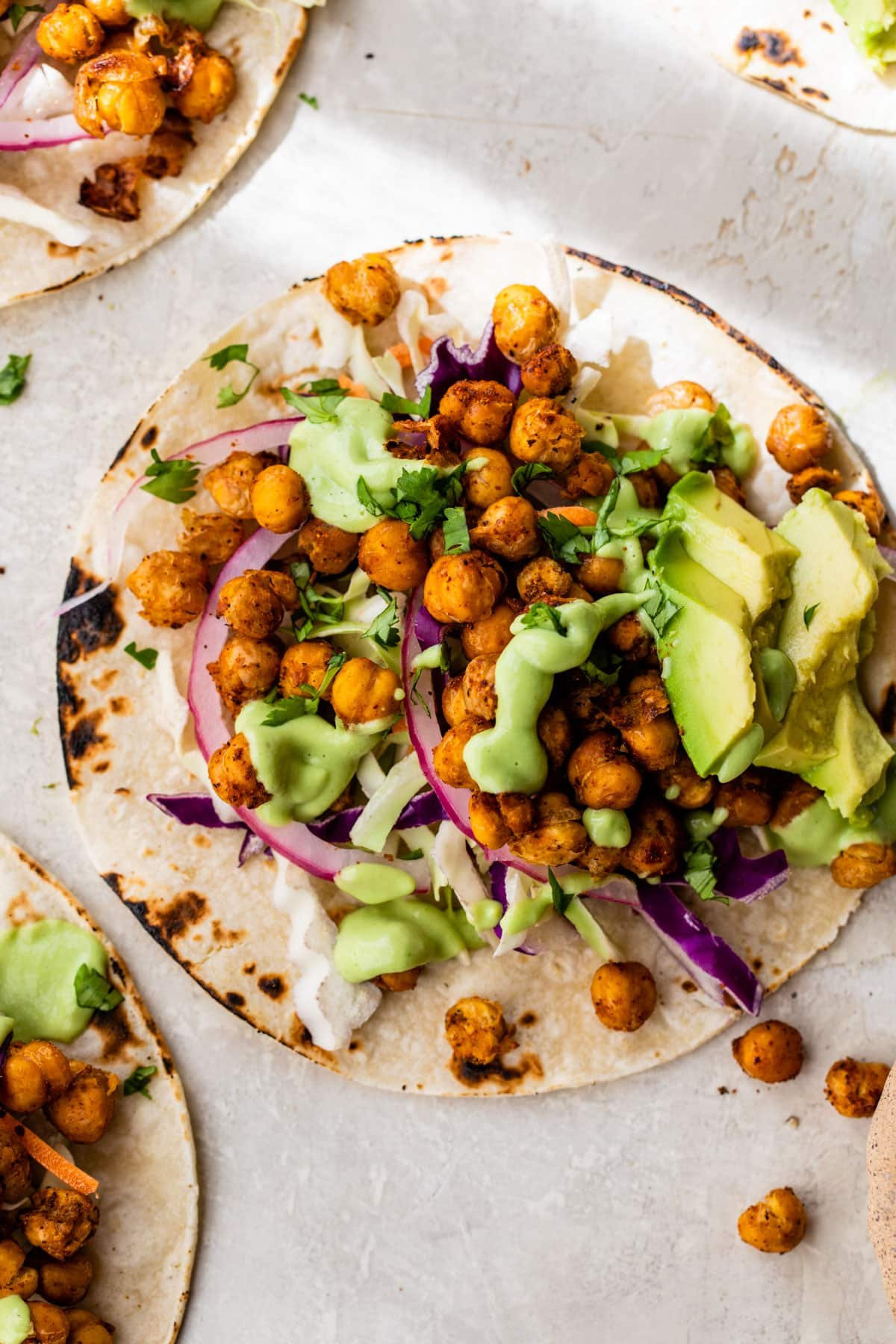 Roasted Chickpea "Fish" Tacos