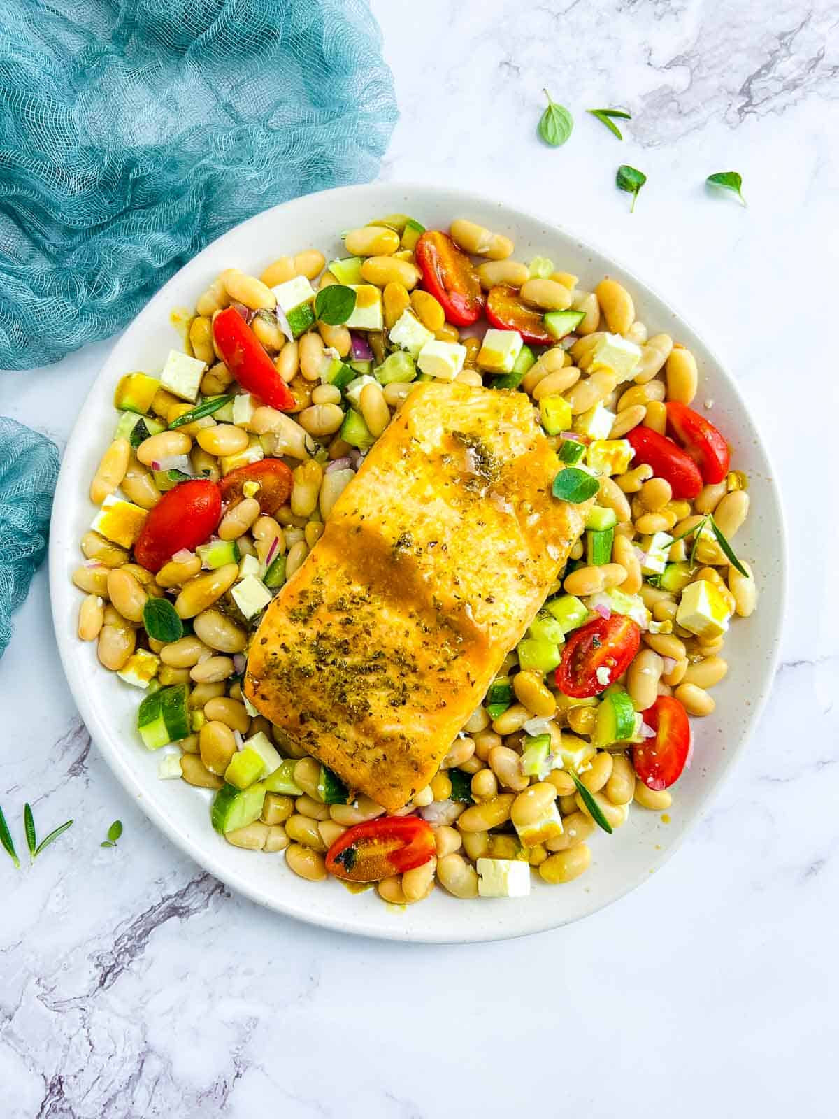 Salmon and White Bean Salad