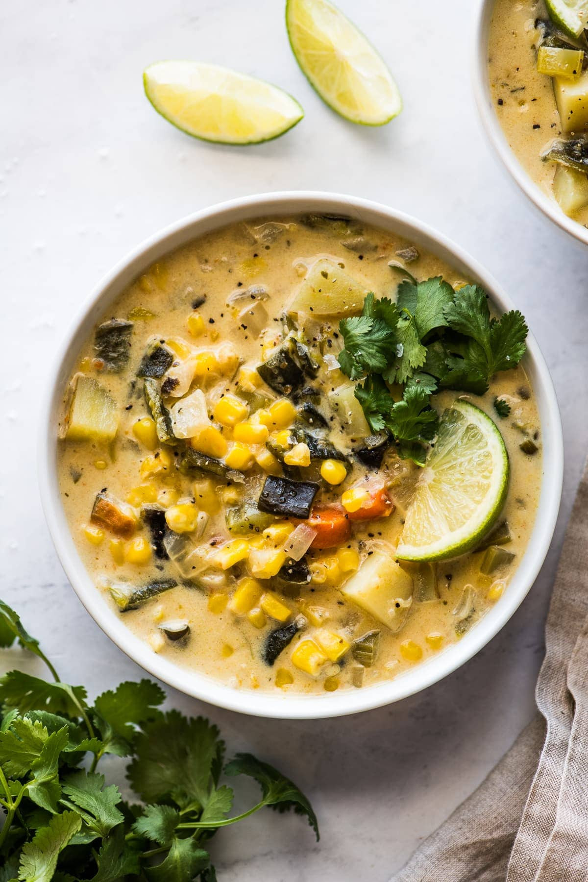 Shrimp and Corn Chowder with Poblano