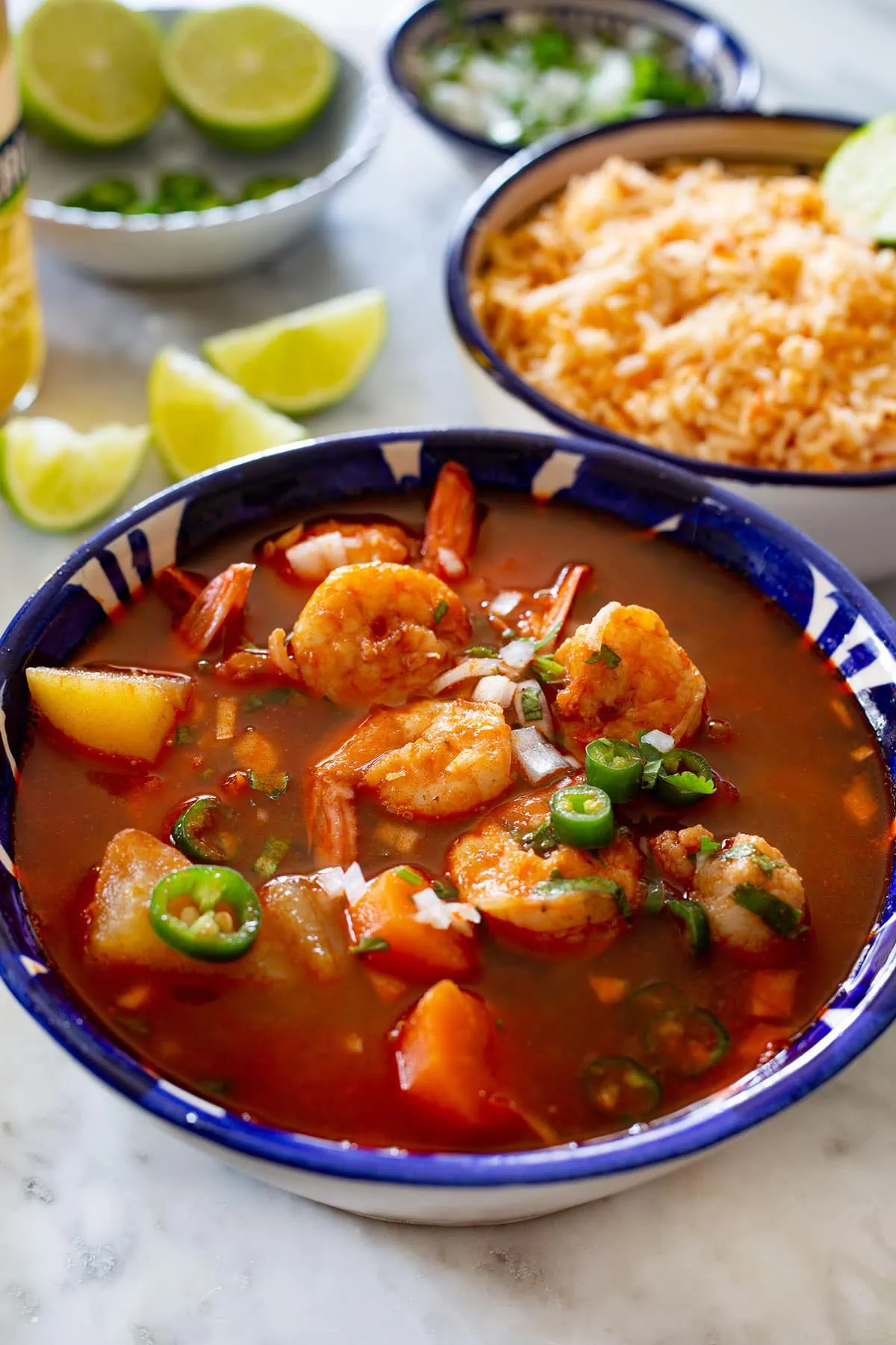 Shrimp Caldo with Vegetables