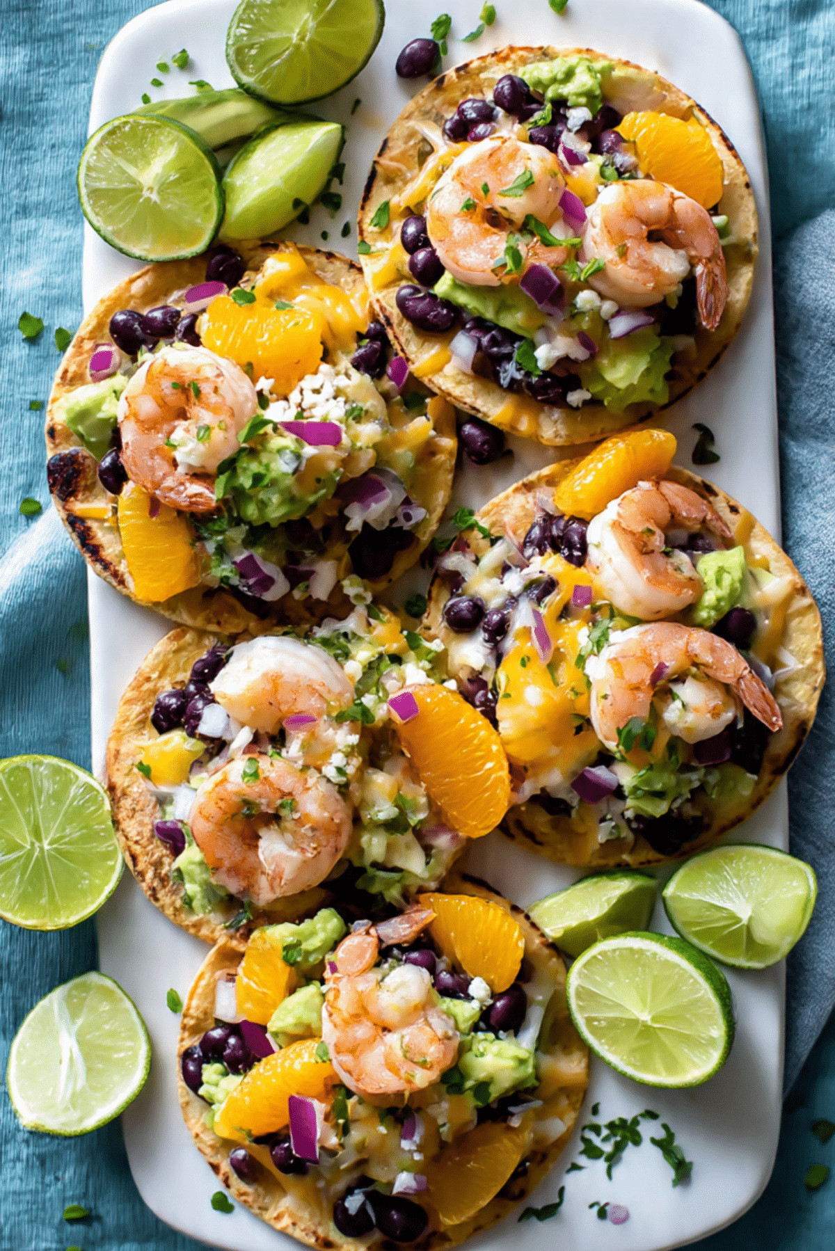 Shrimp Tostadas with Avocado