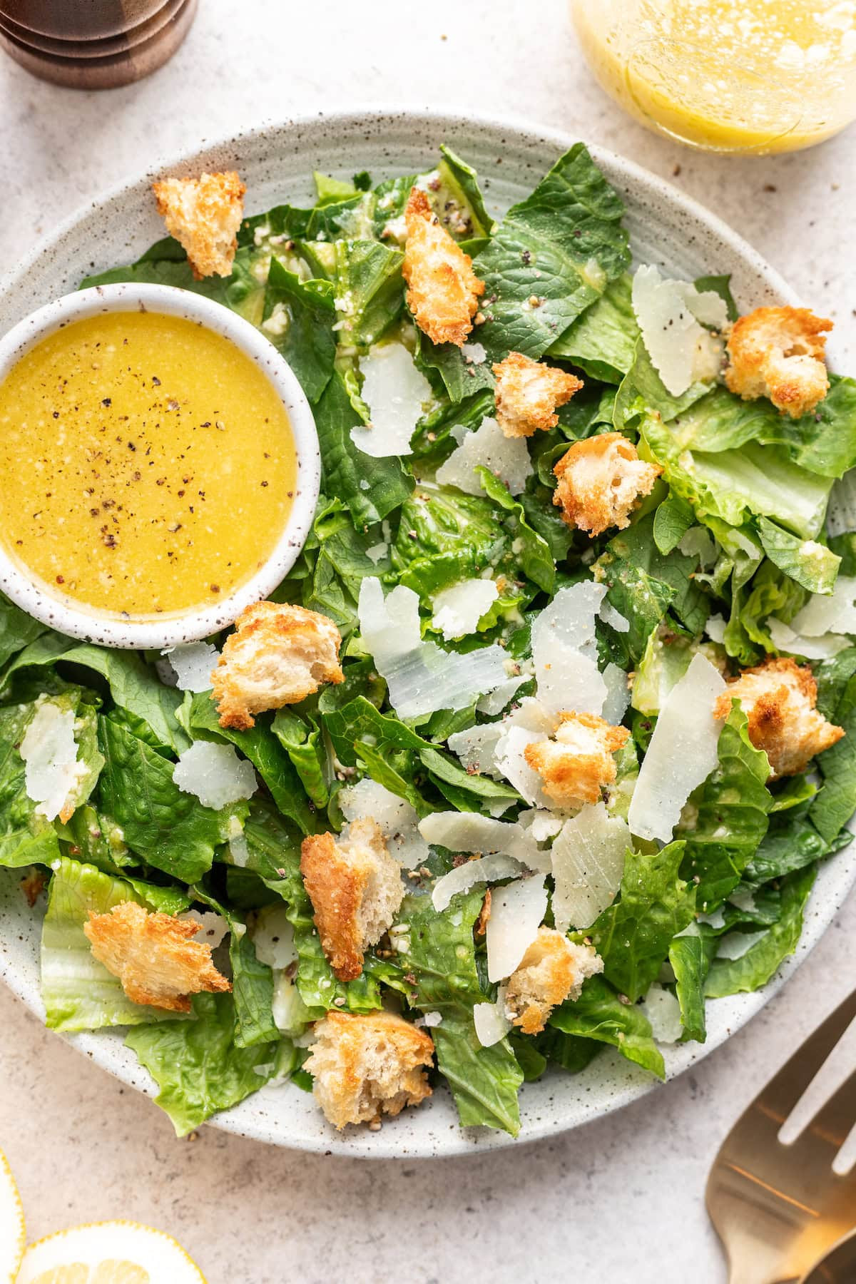Simple Lemon Garlic Romaine