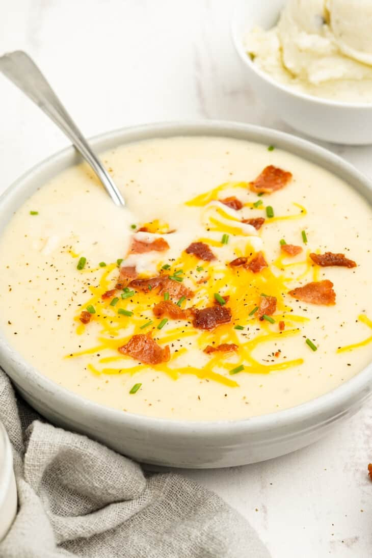 Simple Mashed Potato Soup