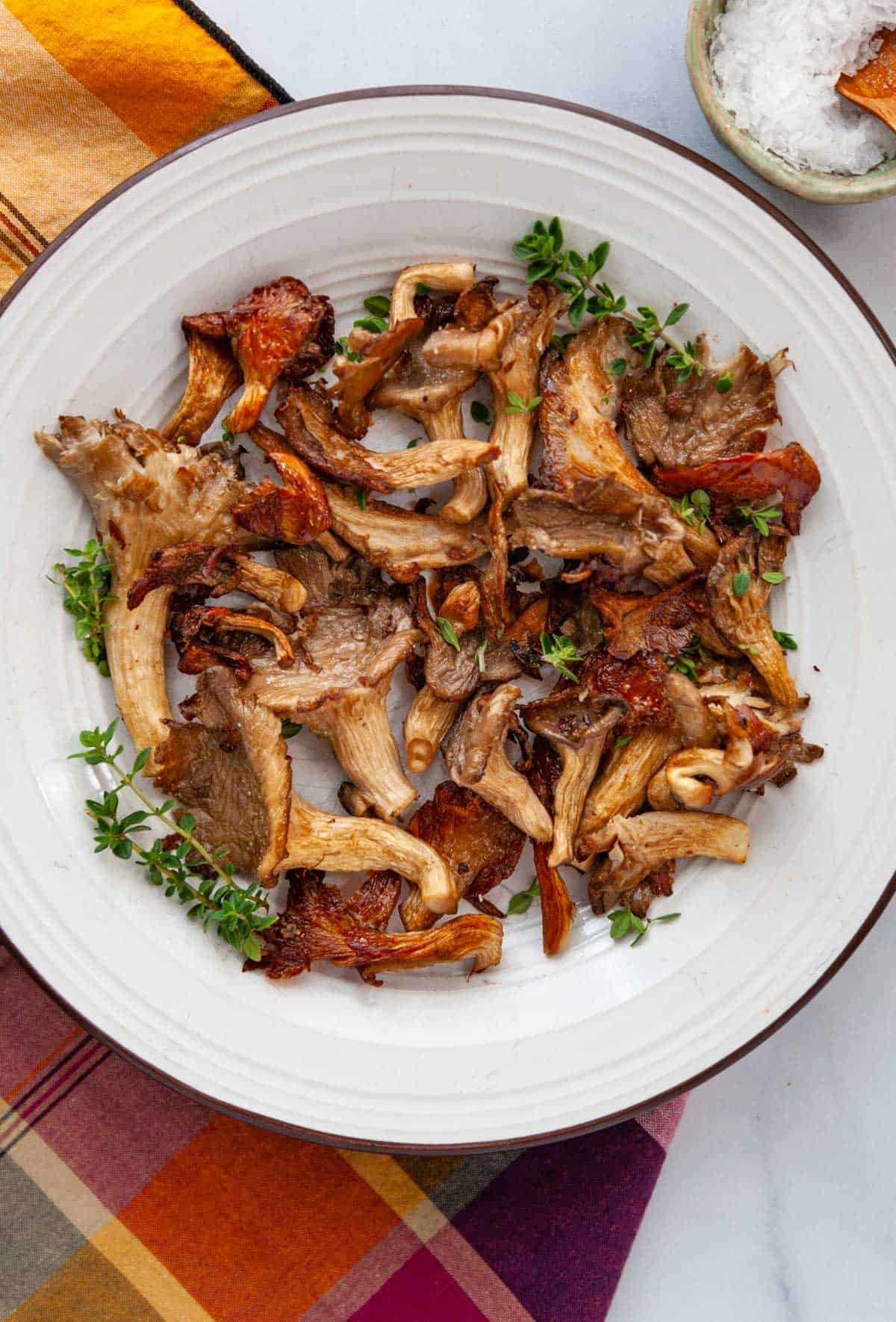 Simple Roasted Oyster Mushrooms