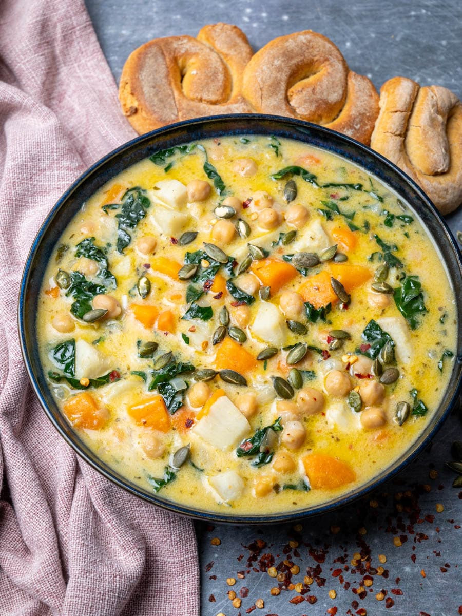 Simple Vegan Sweet Potato Chowder