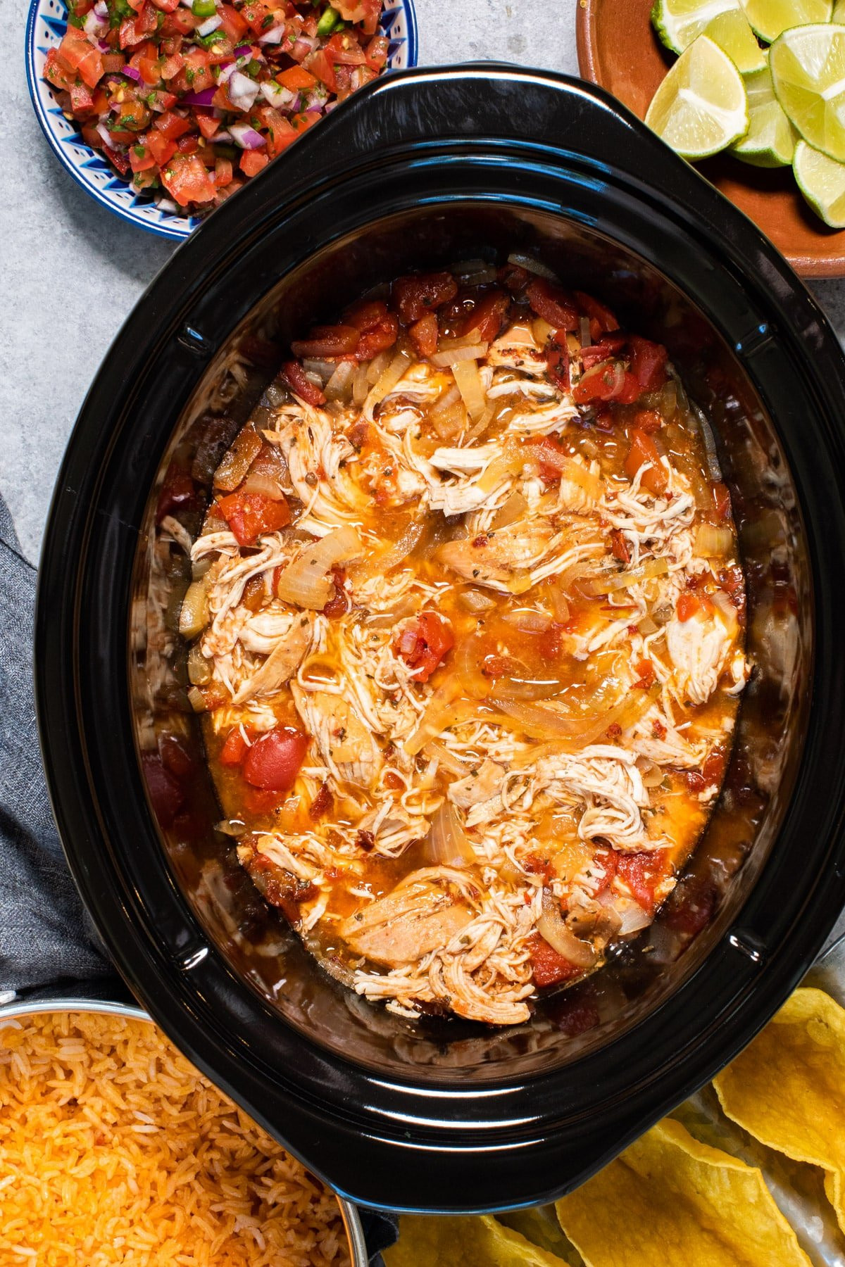 Slow Cooker Chicken Tinga