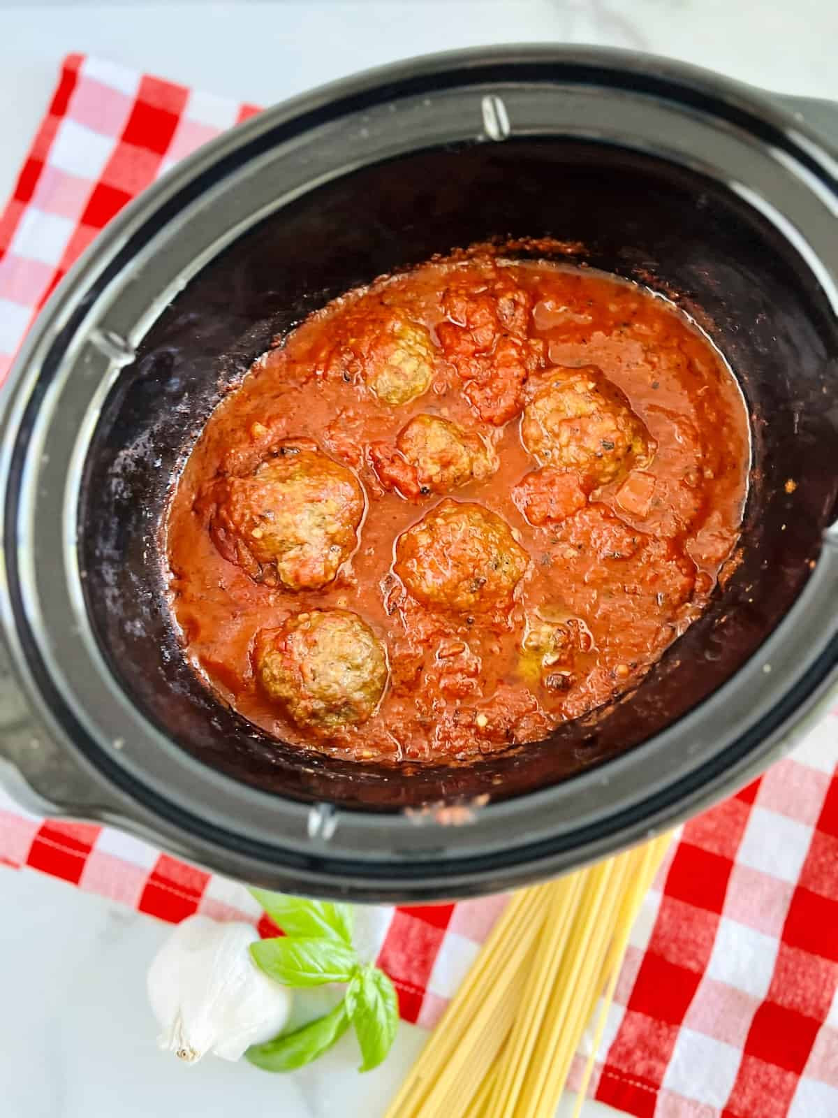 Slow Cooker Italian Meatballs