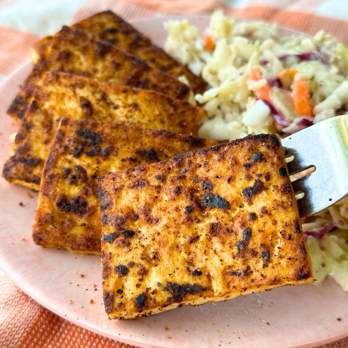 Smoky Blackened Tofu Steaks