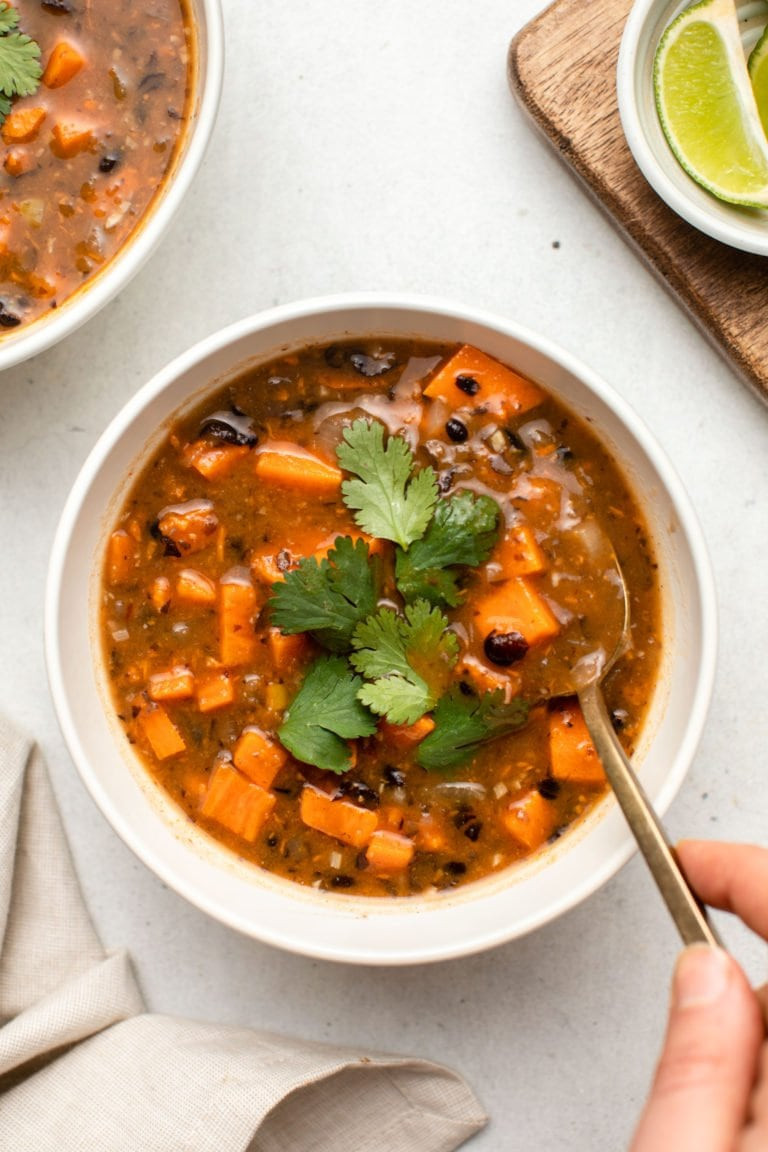 Smoky Chipotle Sweet Potato Soup