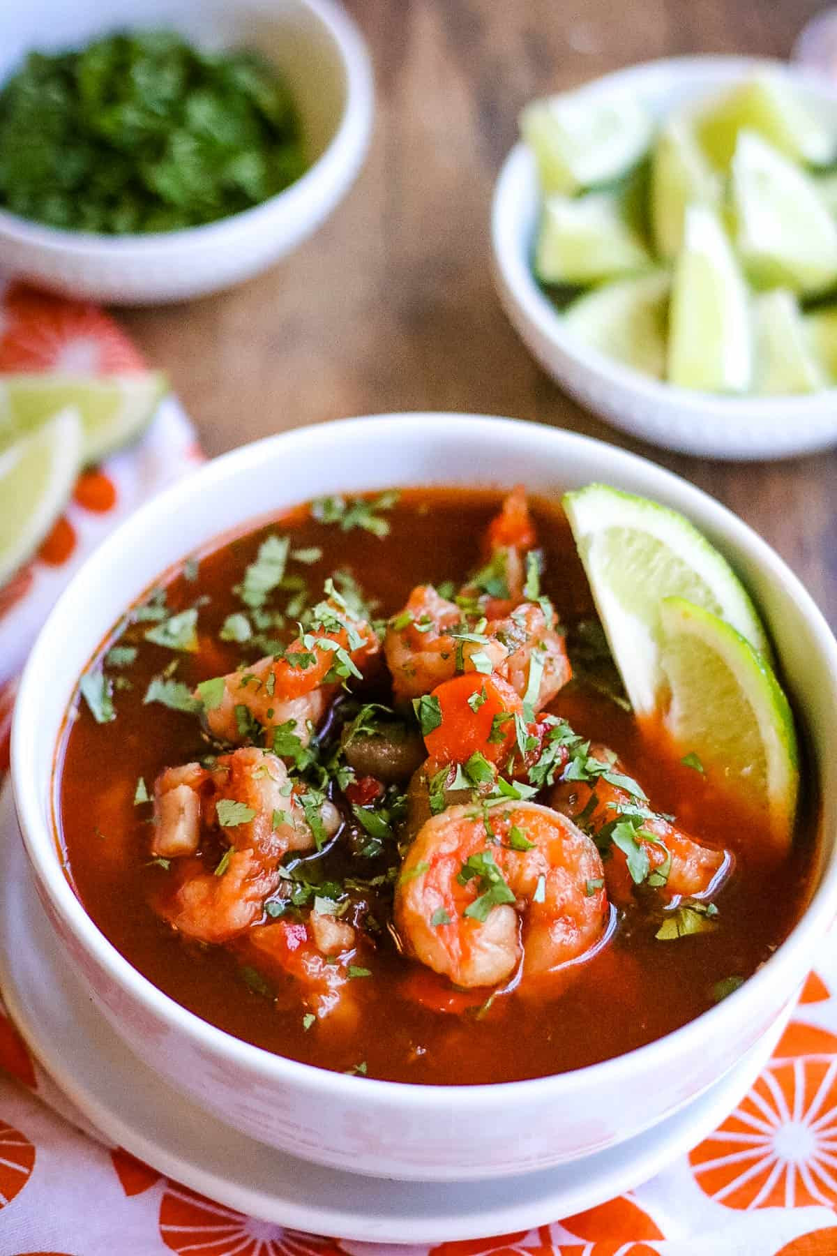 Sopa de Camarón (Mexican Shrimp Soup)