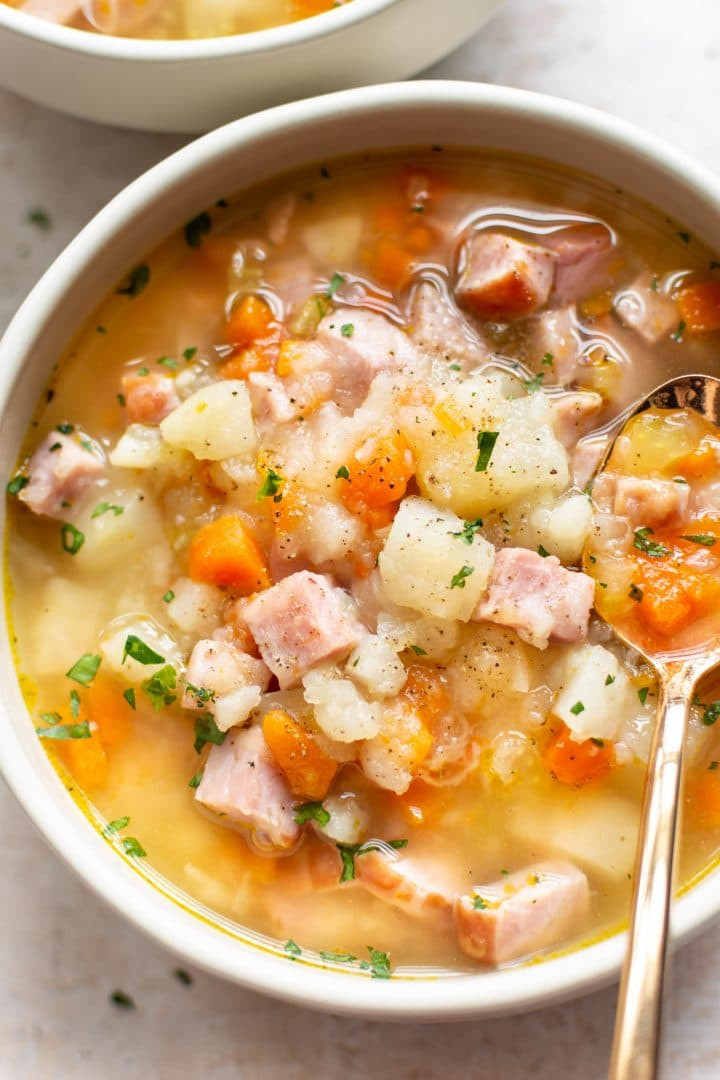Spicy Ham and Sweet Potato Soup