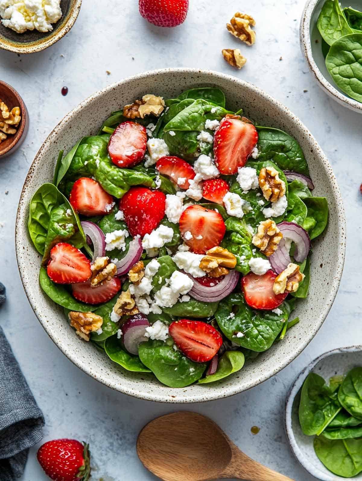 Spinach Strawberry Salad