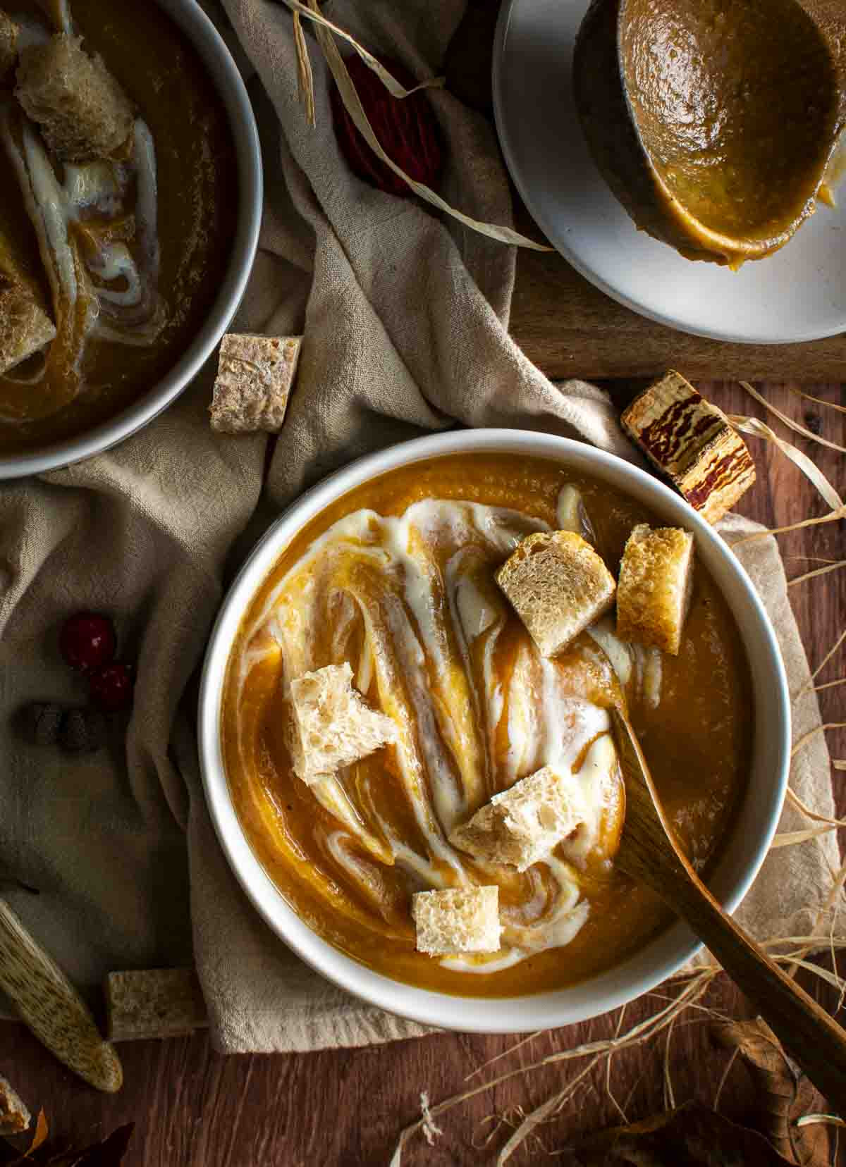 Sweet Potato and Apple Soup