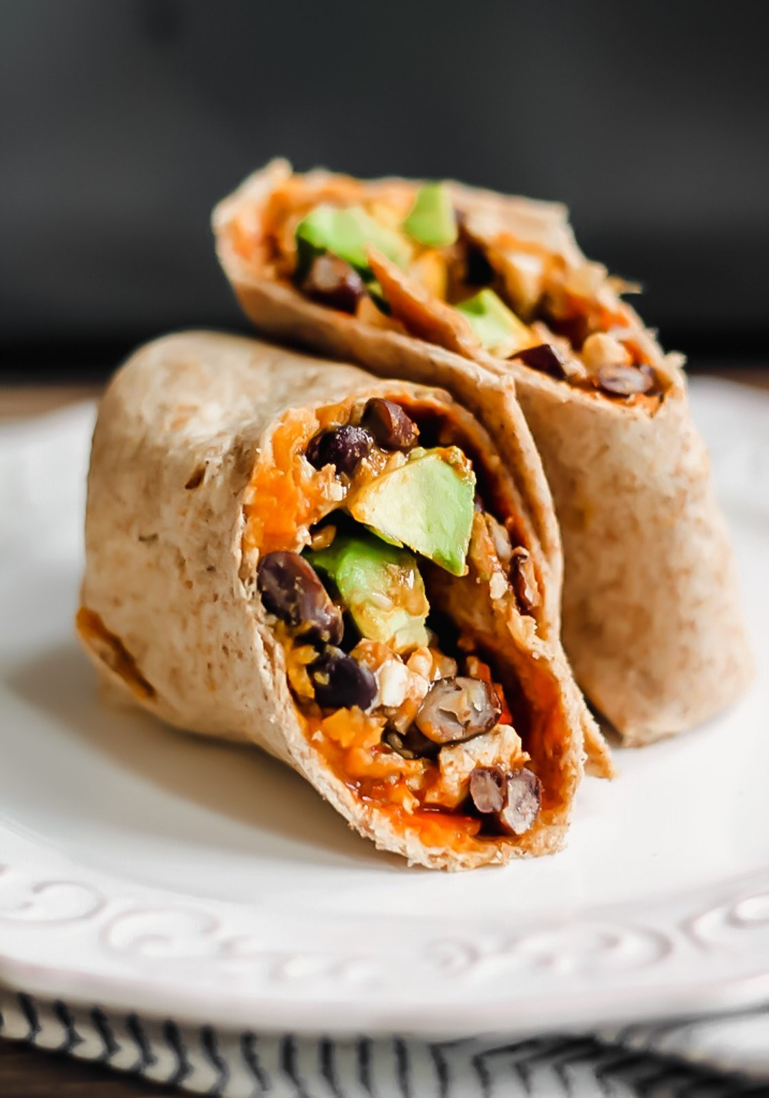 Sweet Potato and Black Bean Wrap