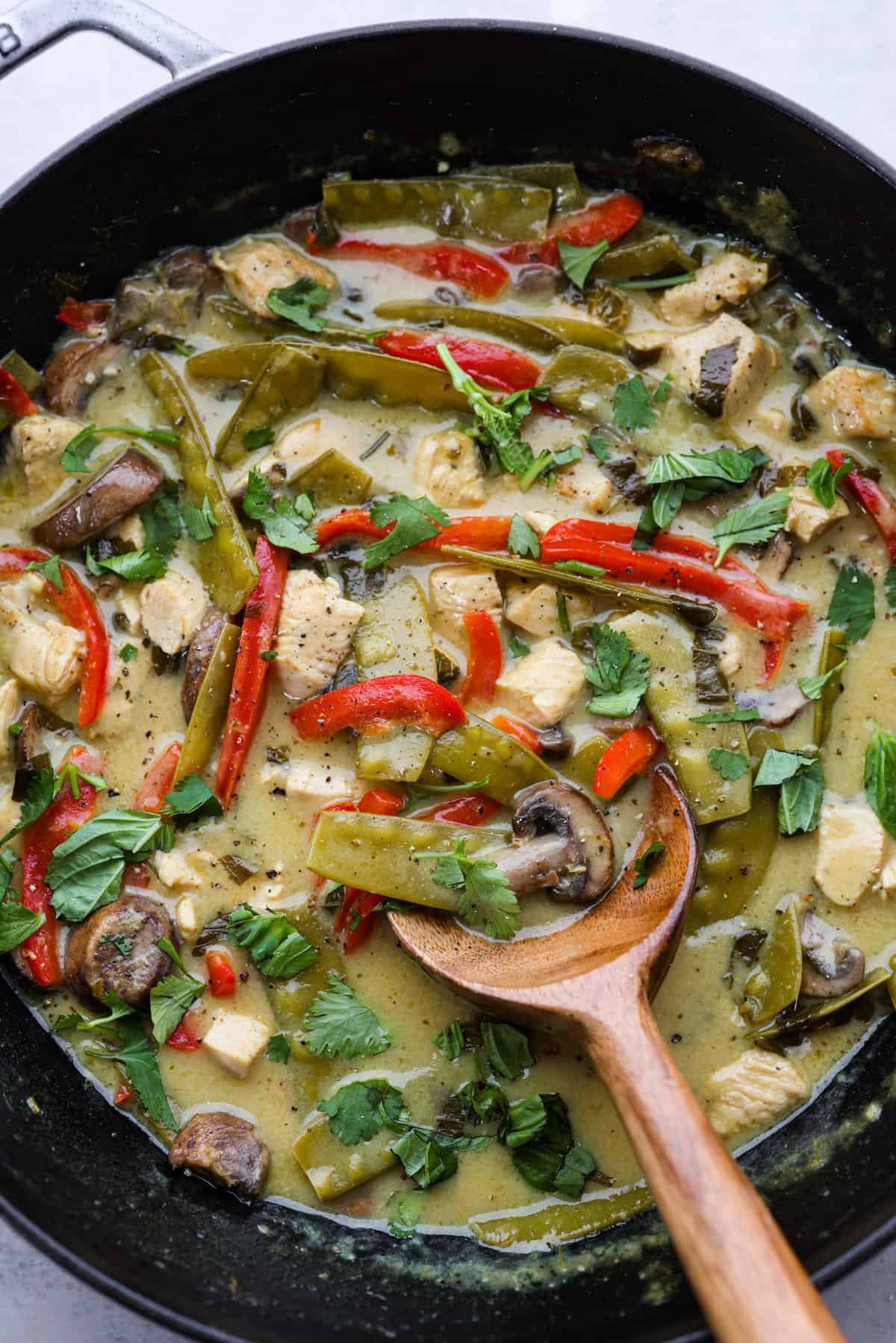 Thai Green Curry with Mushrooms