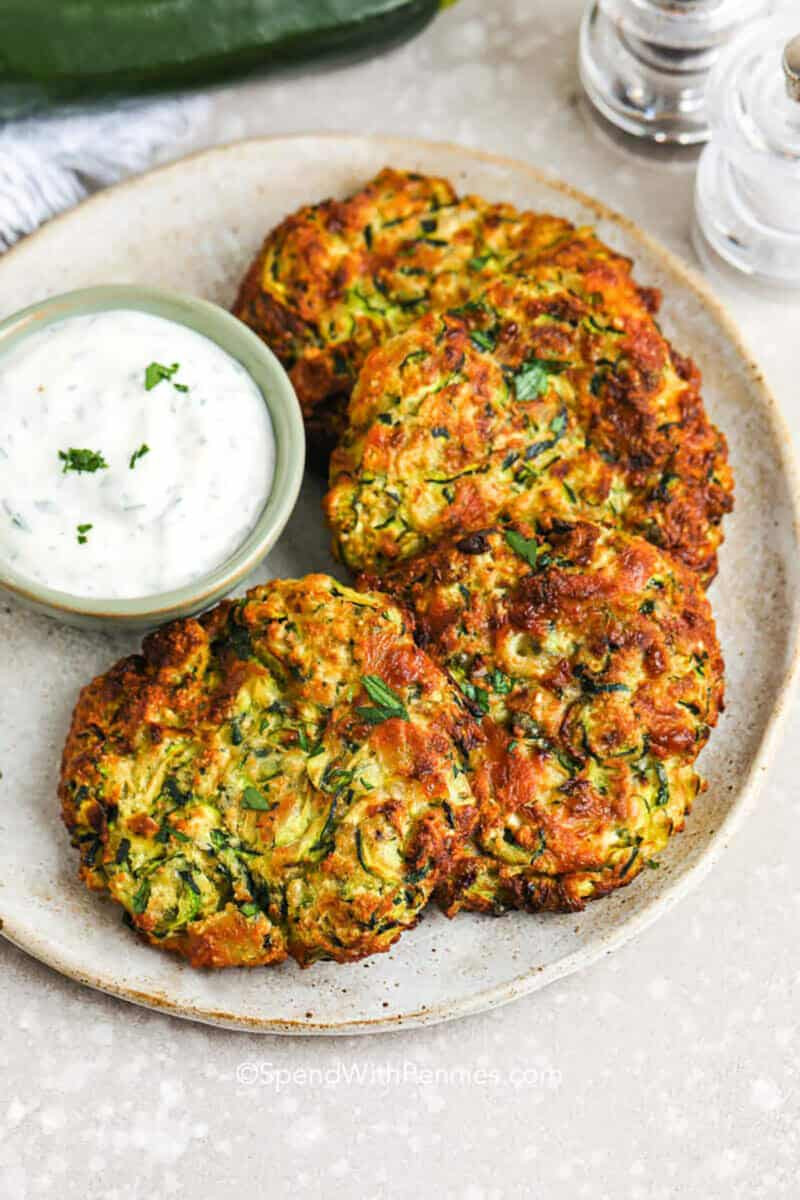 Tortitas de Calabacita (Zucchini Fritters)