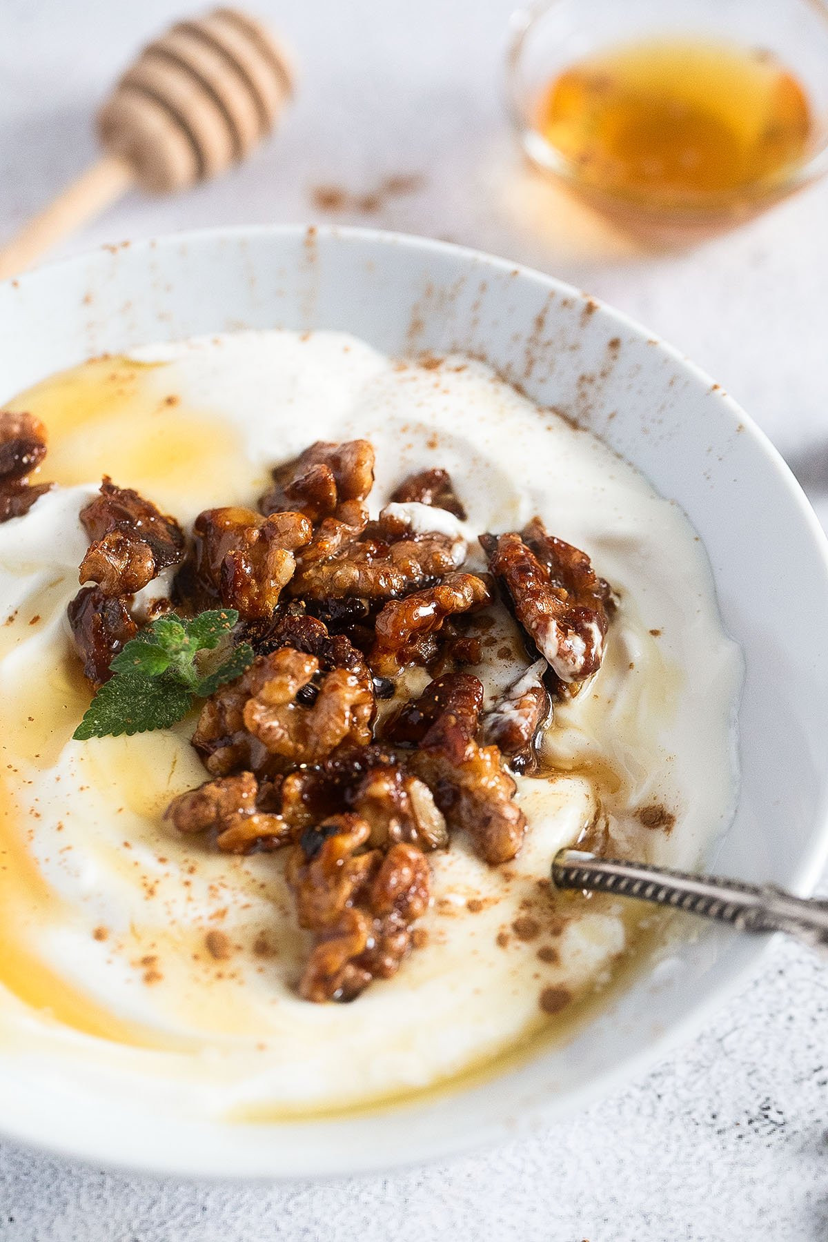 Walnut and Honey Cottage Cheese