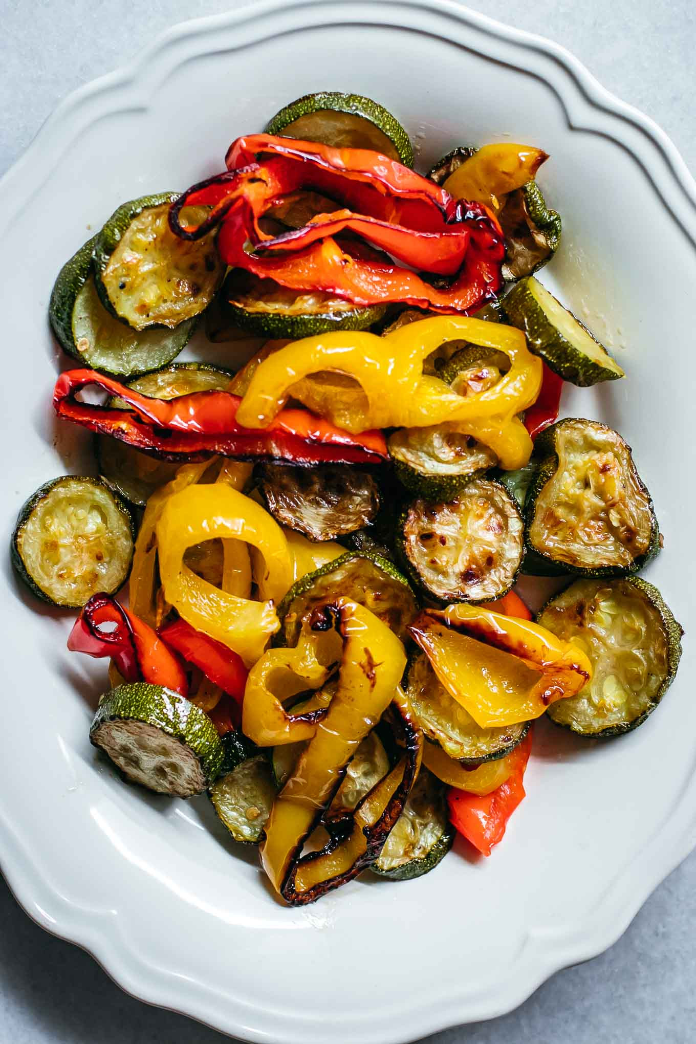 Zucchini and Bell Pepper Salad