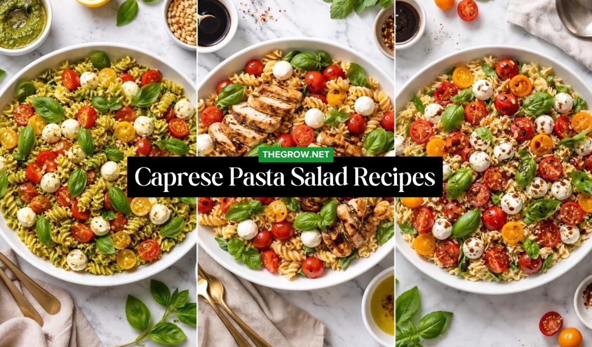 Caprese Pasta Salad Recipes
