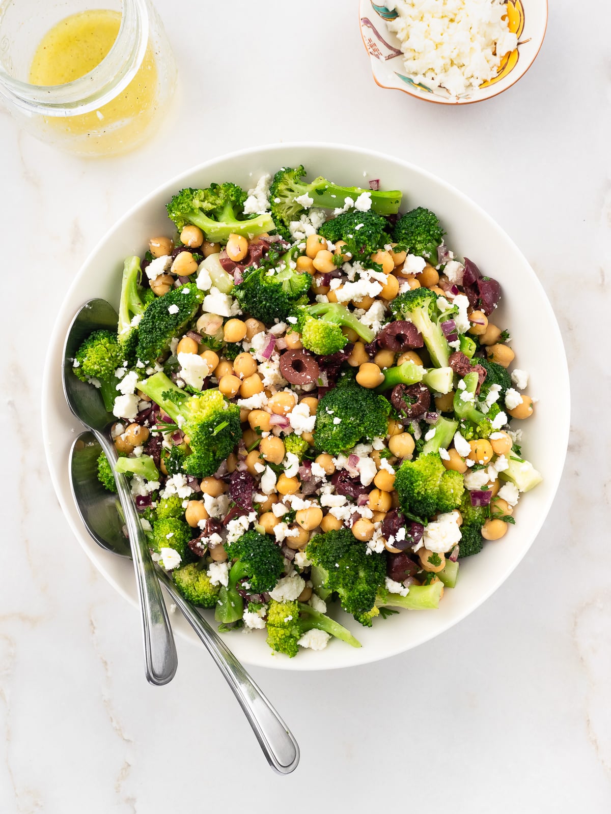 Broccoli Salad with Chickpeas
