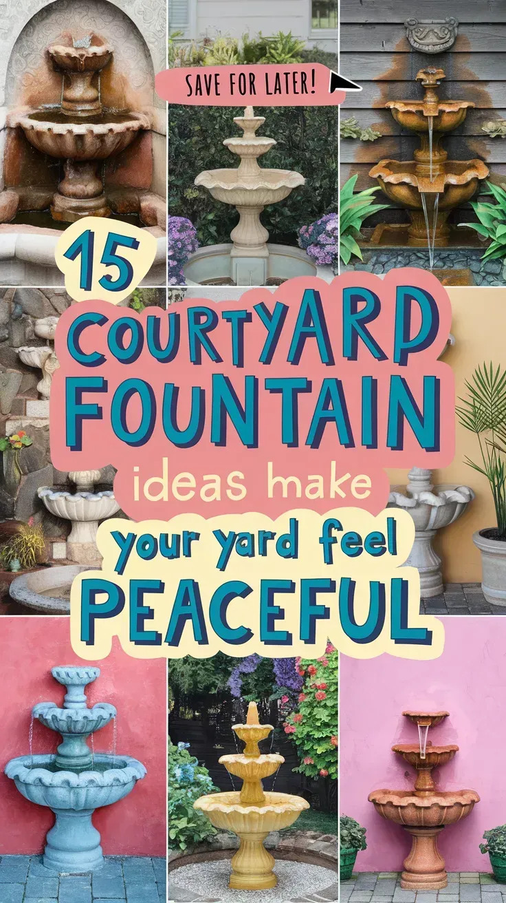 Courtyard Fountain Ideas