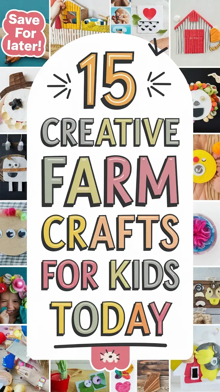 Creative Farm Crafts For Kids