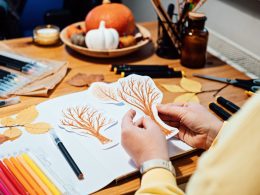 Cute Paper Pumpkin Craft