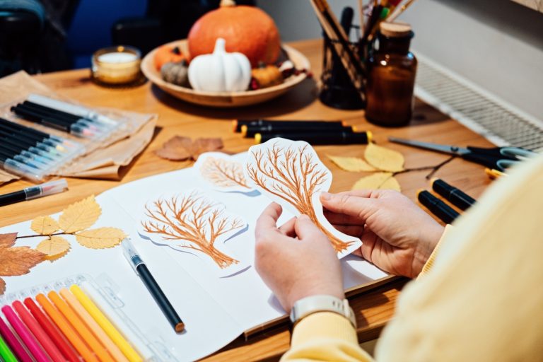 Cute Paper Pumpkin Craft